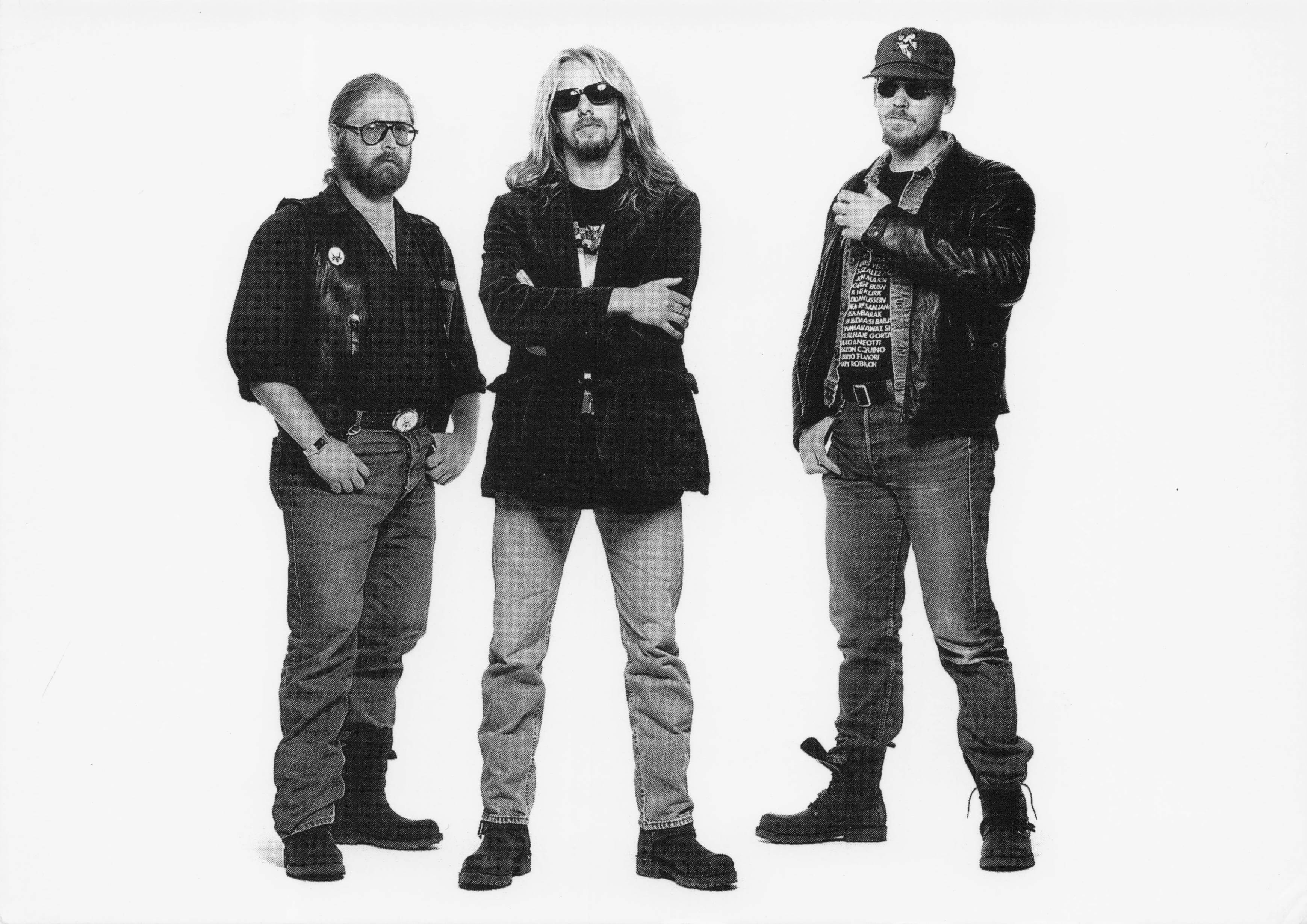 Switzerland Rock Star Group Comic Vagabond Shoes Advertising Postcard