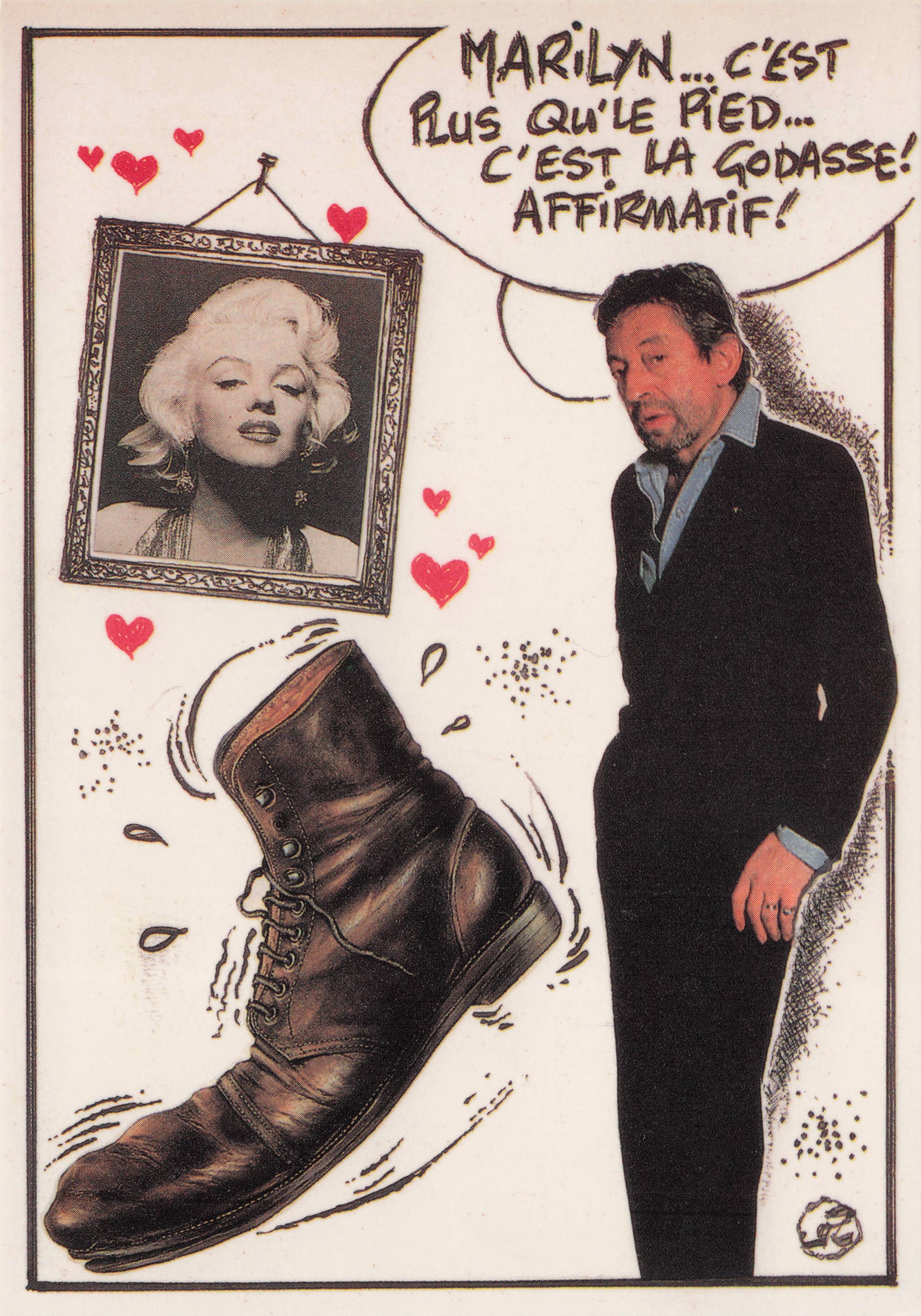 Marilyn Monroe Do You Love My Shoes French Limited 300 Postcard