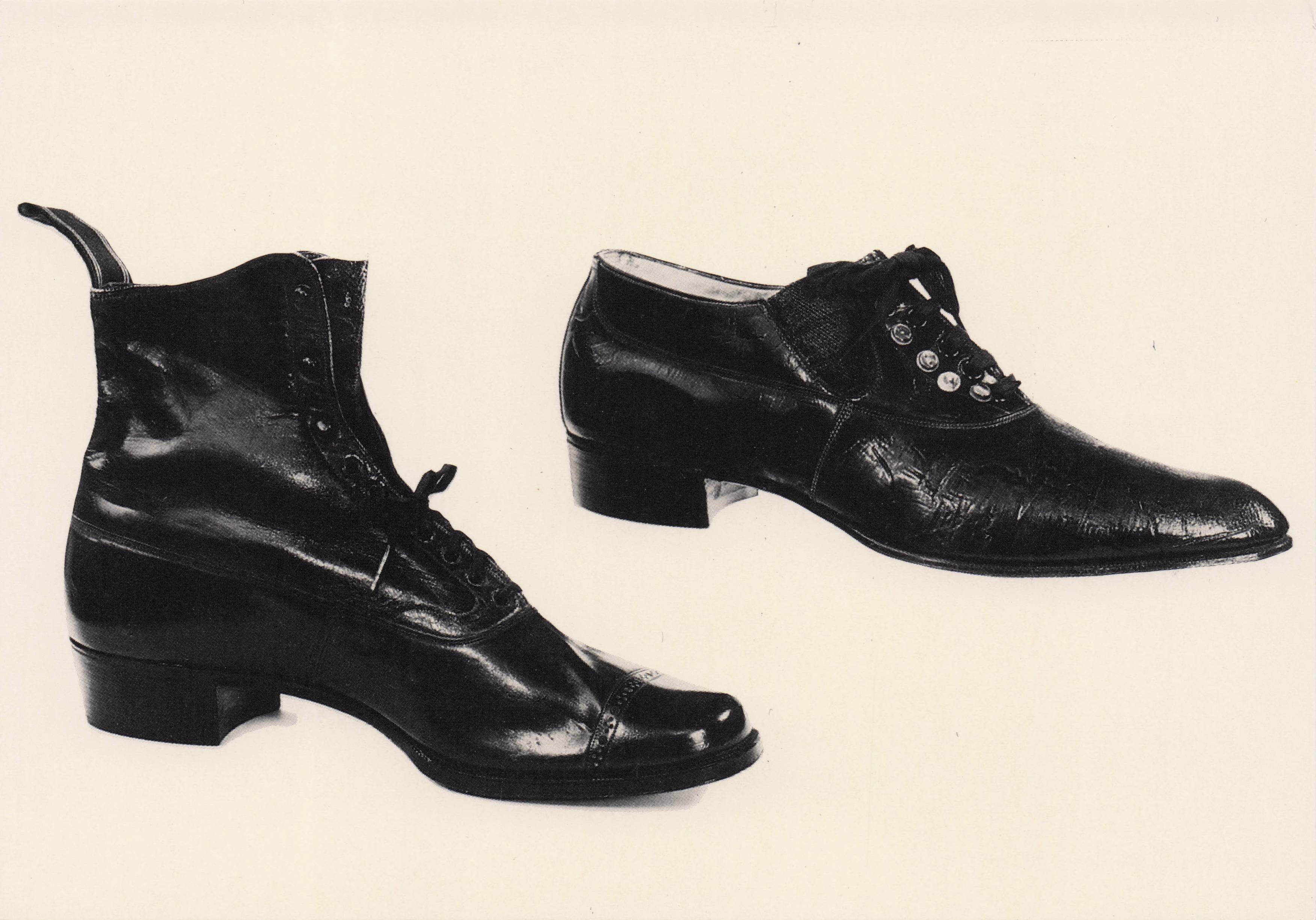 Victorian Northampton 1888 Vintage Boots Shoes Real Photo Postcard