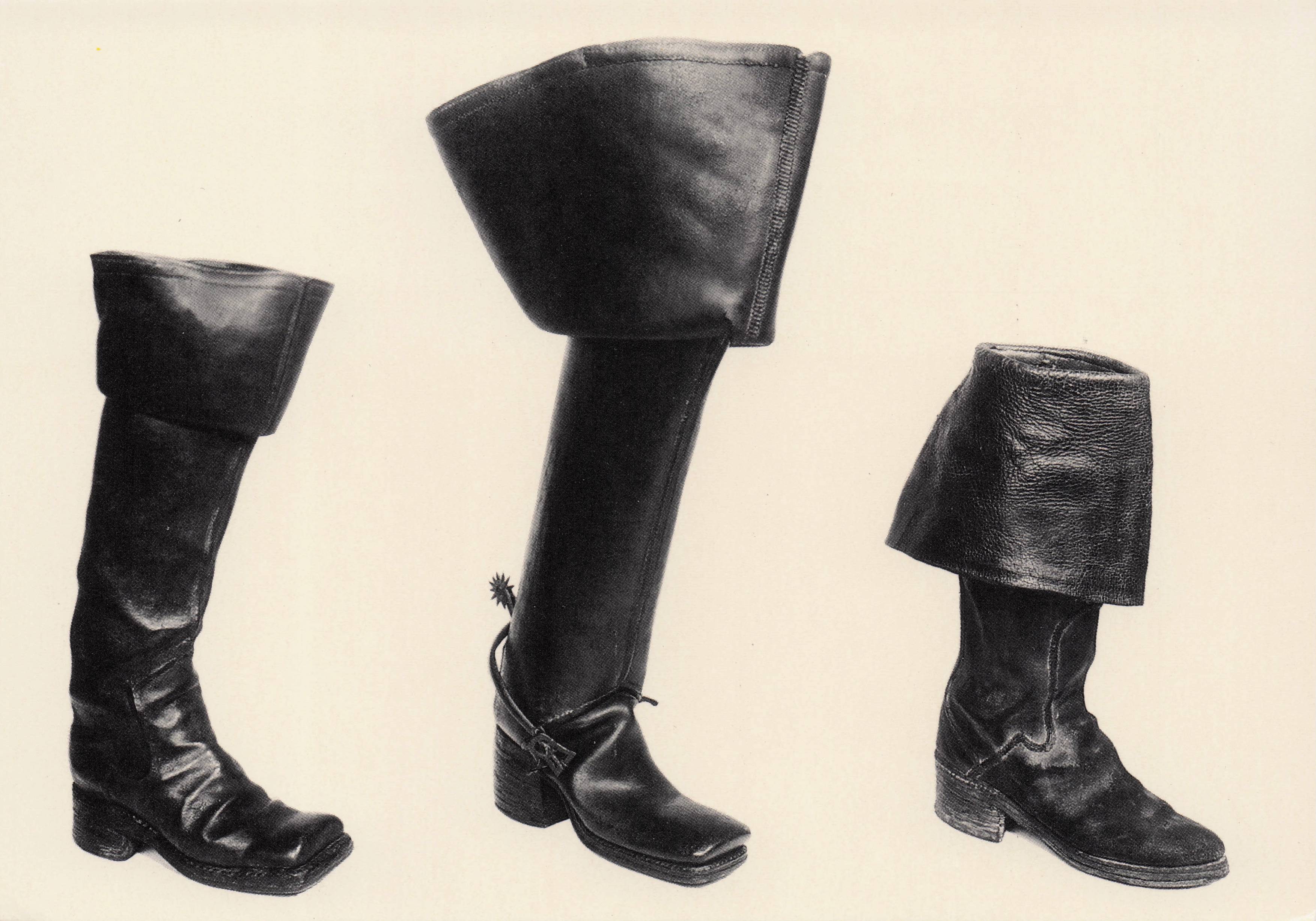 Northampton Antique Rare Bucket Old Leather Boots Shoes Photo Postcard