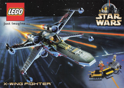 Lego Star Wars Film X-Wing Fighter Model Advertising Postcard
