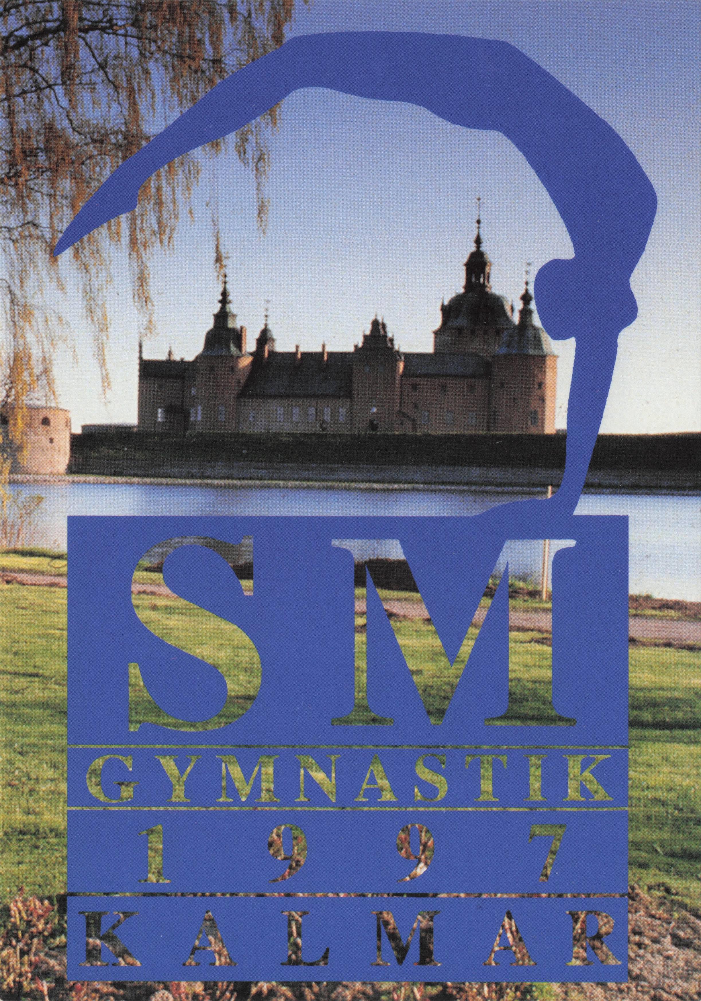 Kalmar Sweden 1996 Gymnastics Advertising Swedish Postcard
