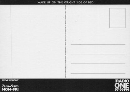 Steve Wright DJ BBC Breakfast Show Radio 1 Vintage Advertising Postcard