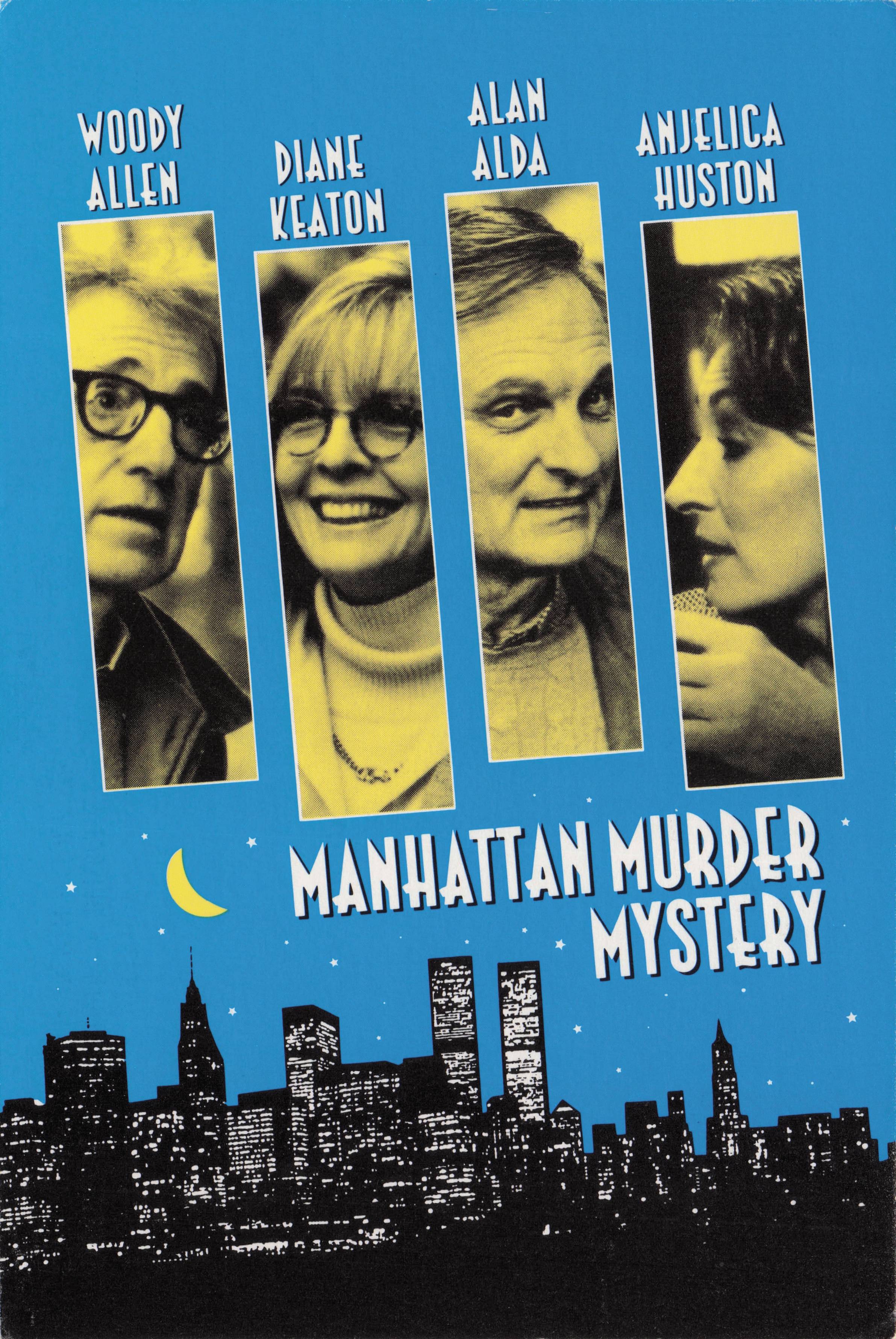 Manhattan Murder Mystery Woody Allen Film Launch Advertising Postcard