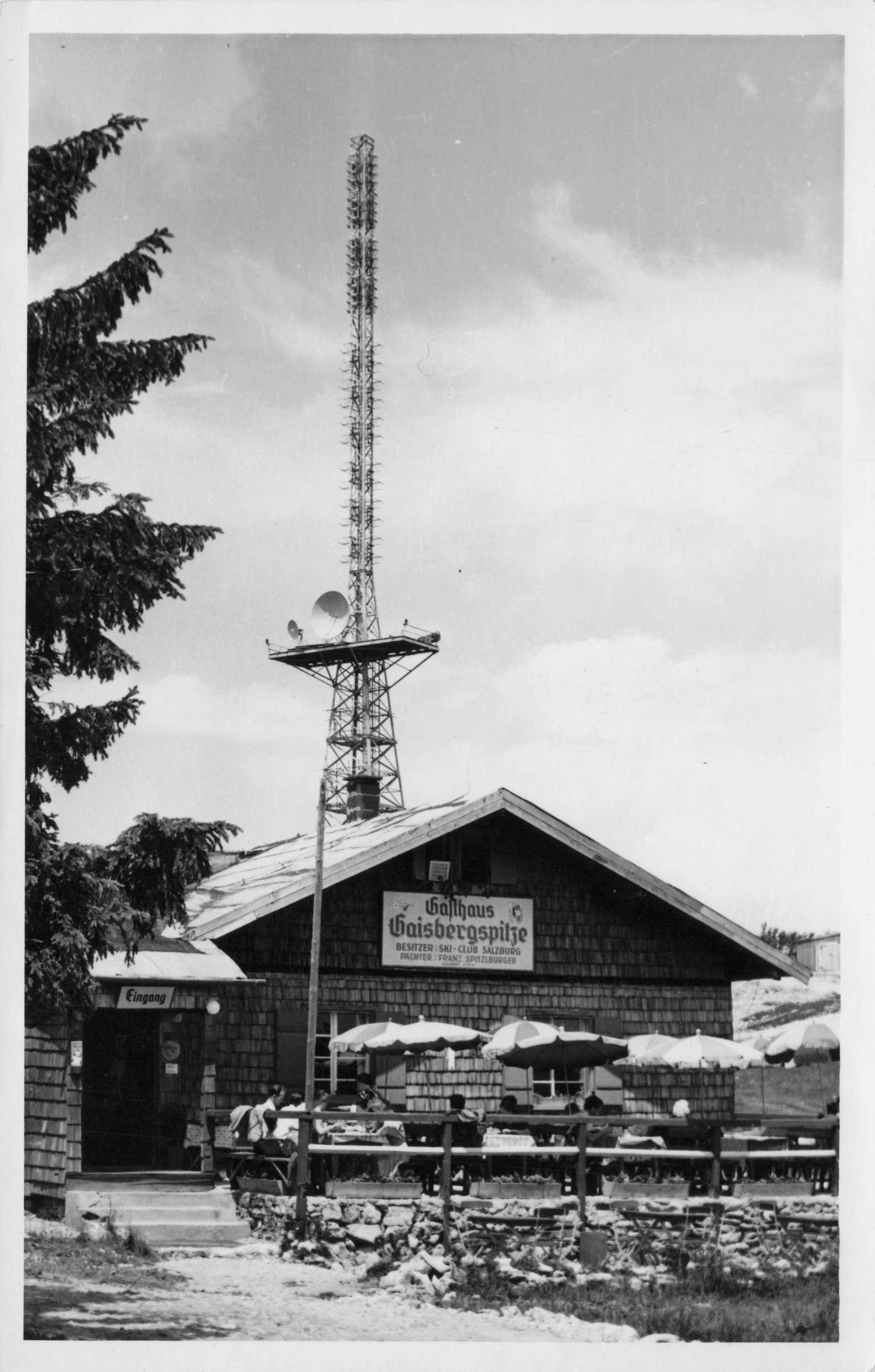 Gaisberg Ski Club & House Frank Real Photo Austria Old Rare Postcard