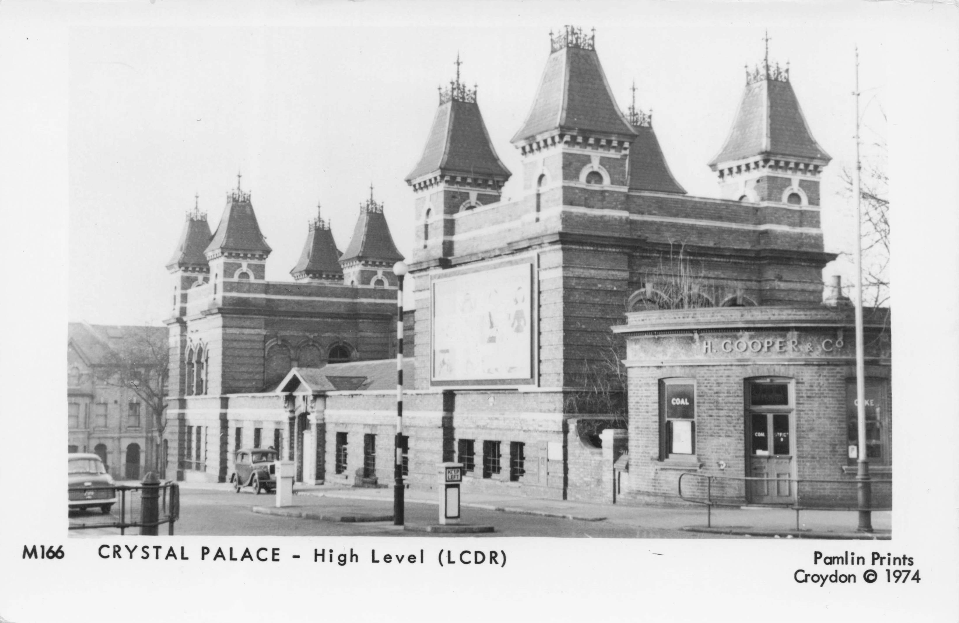 Crystal Palace High Level London Vintage Photo Postcard