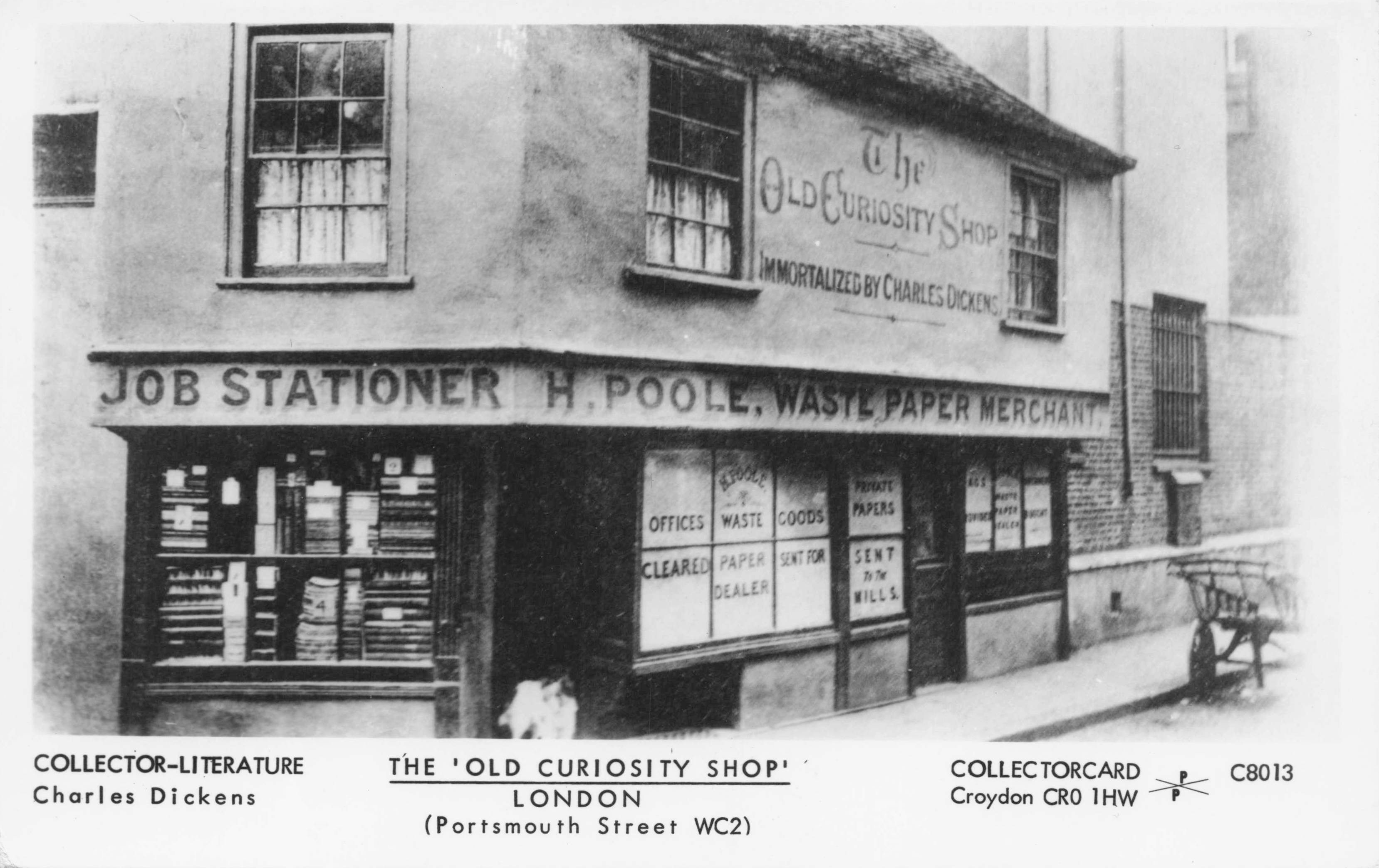 Old Curiosity Shop Portsmouth Street London Vintage Photo Postcard
