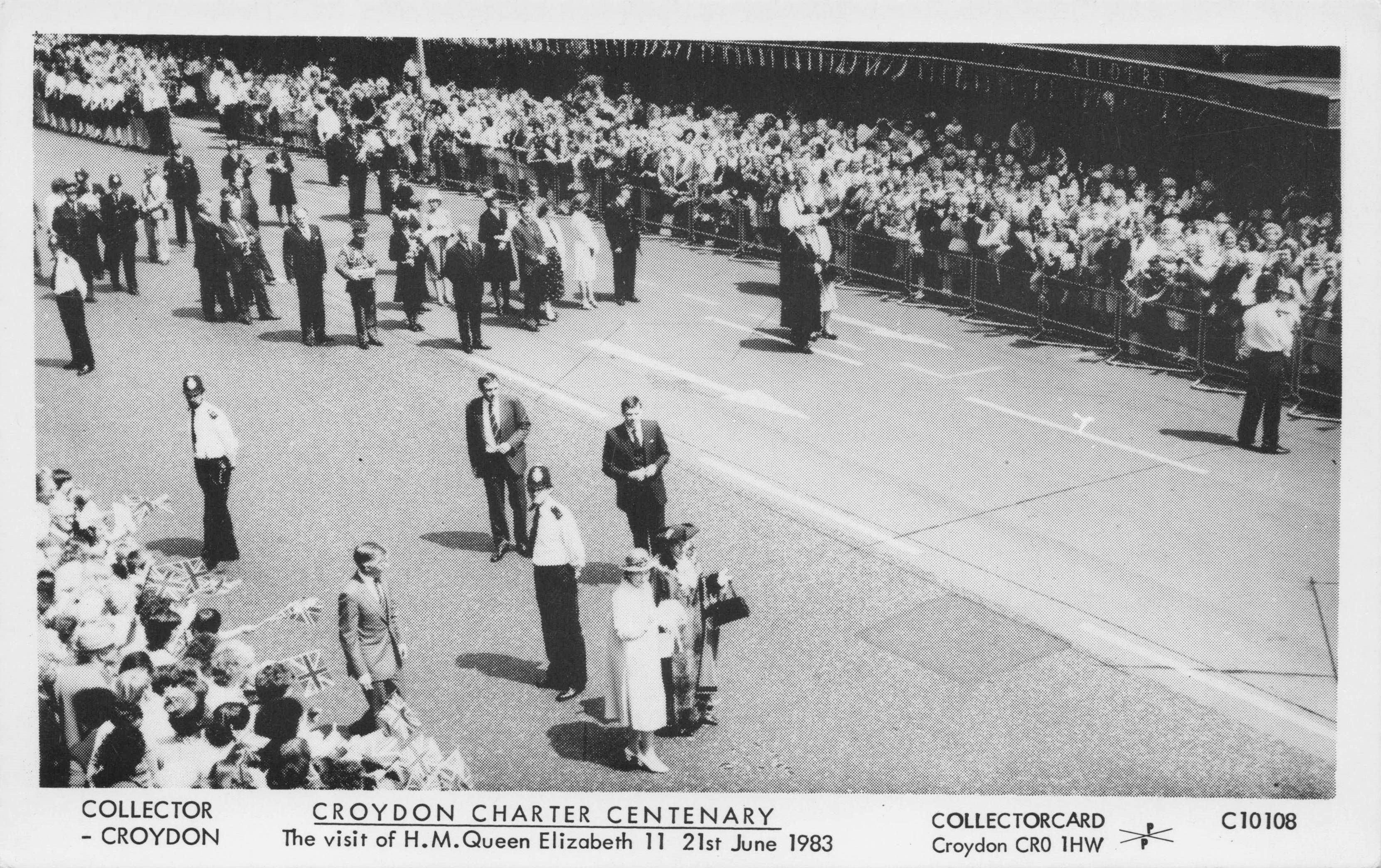 Croydon Charter Centenary Surrey Royal Ceremony Real Photo Postcard