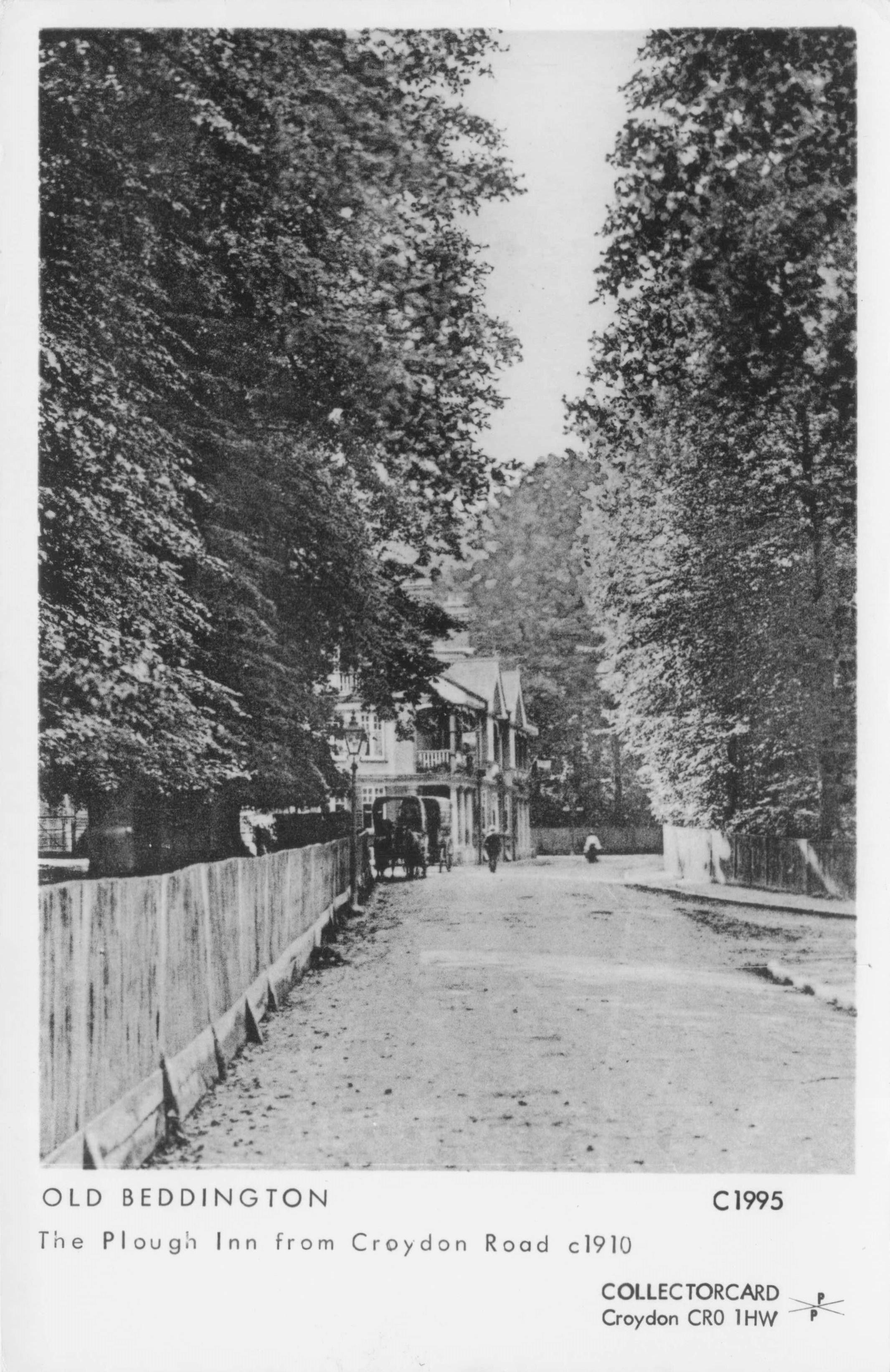 Plough Inn Beddington Croydon Road Surrey Photo Postcard