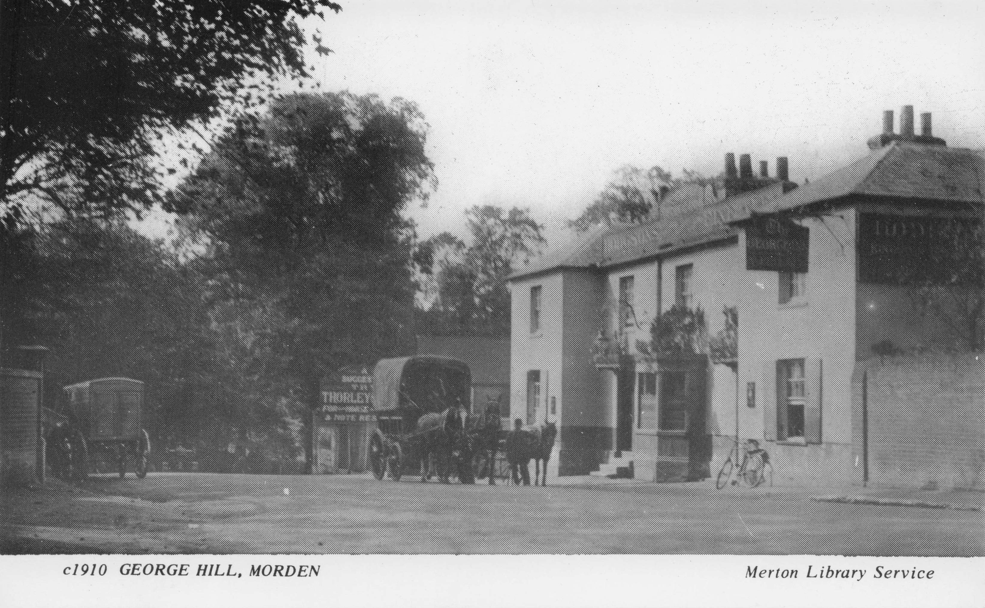 George Hill Morden Surrey London Photo Postcard