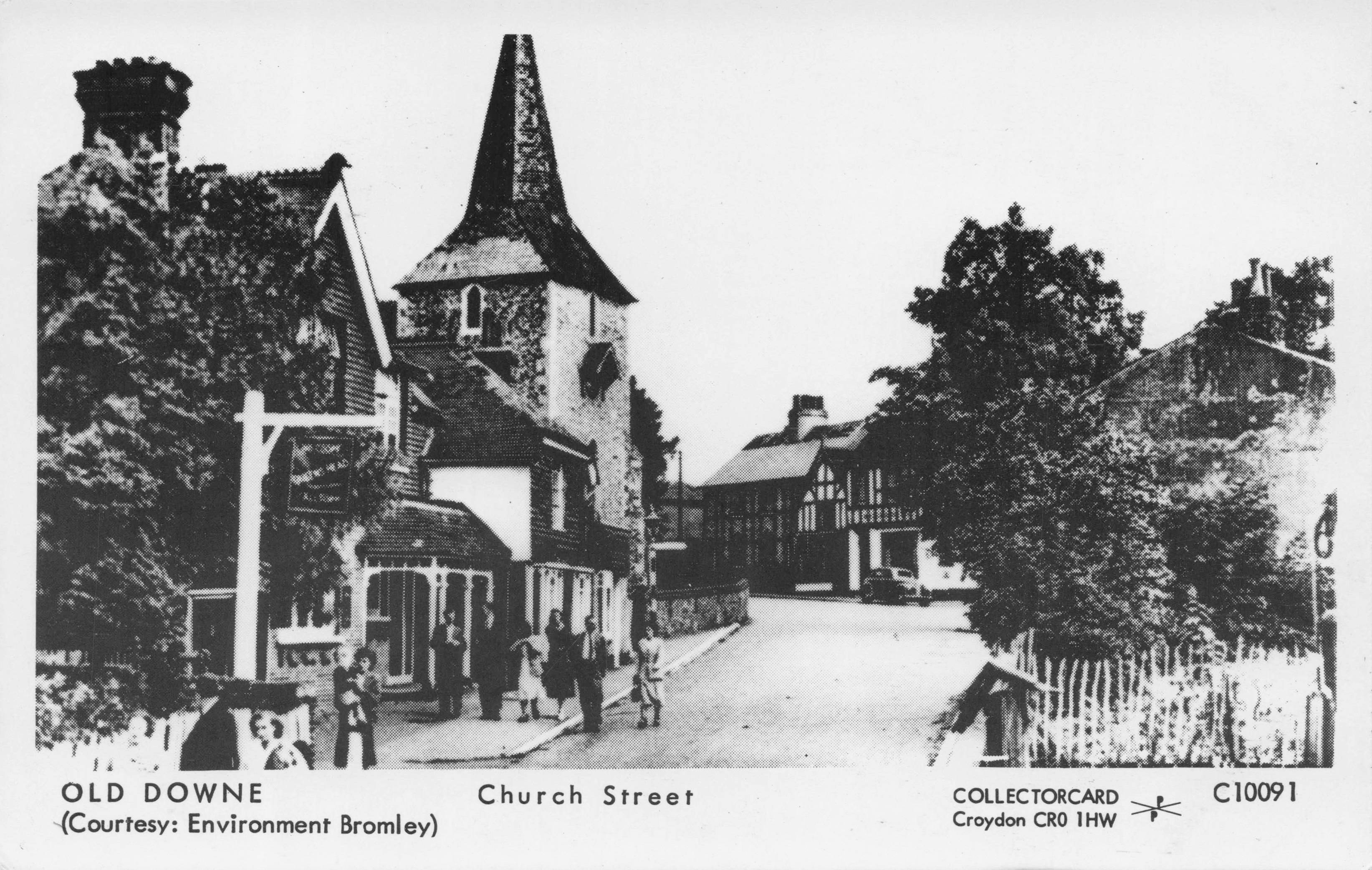 Church Street Old Downe London Photo Postcard