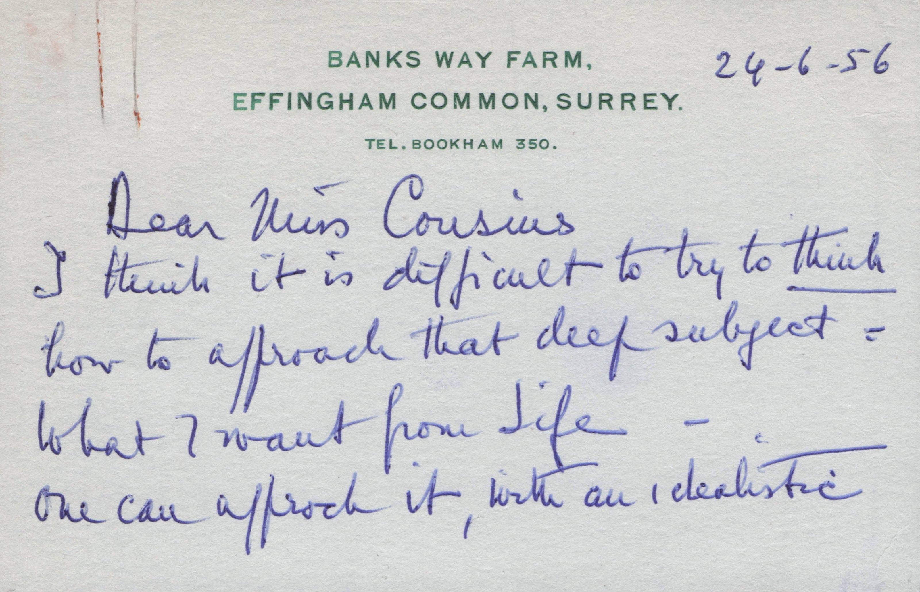 Yvonne Aunaud Actress Antique Official Hand Signed Headed Paper Card Letter