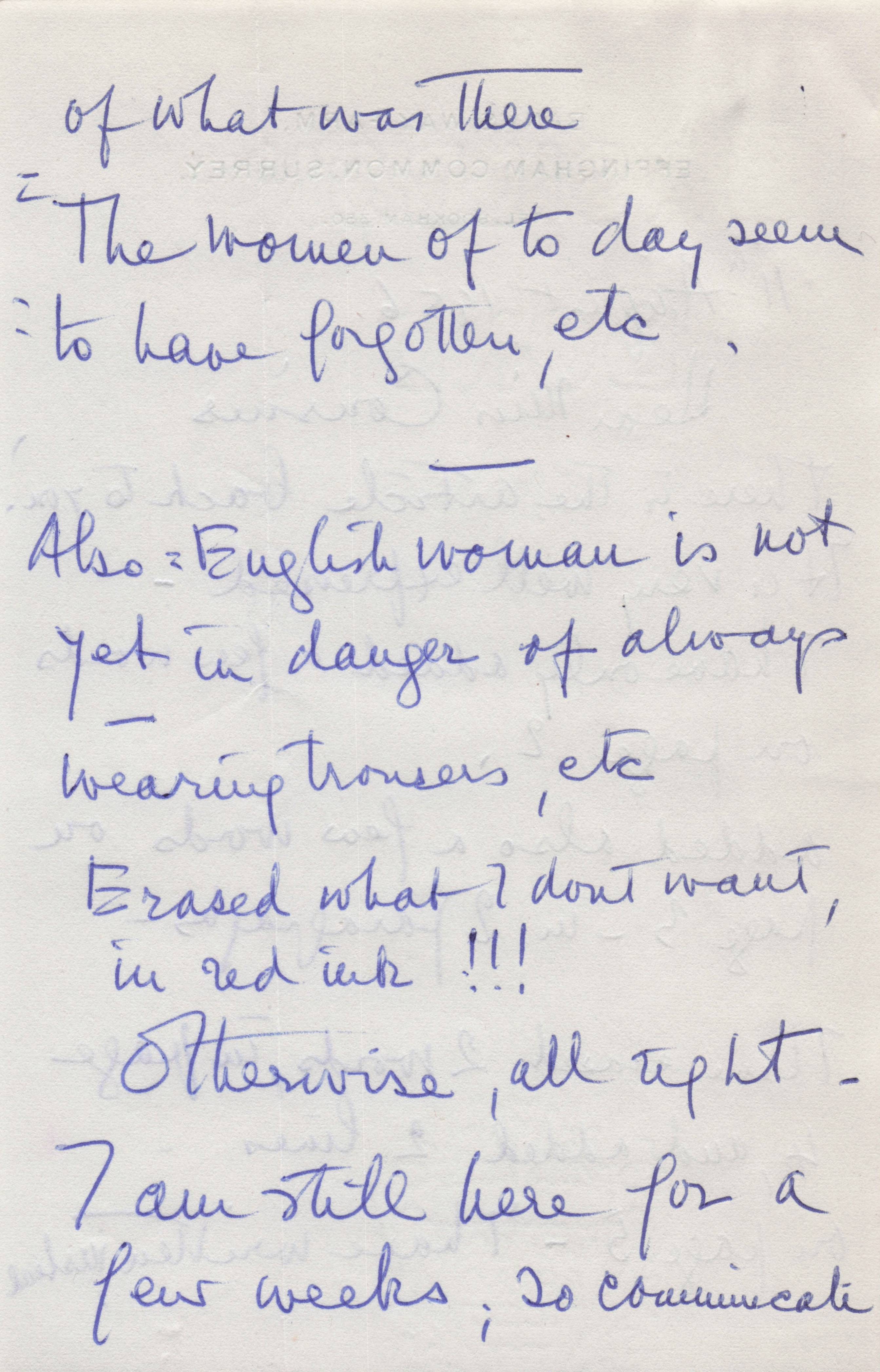 Yvonne Aunaud French Actress THREE PAGE Antique Written & Hand Signed Letter