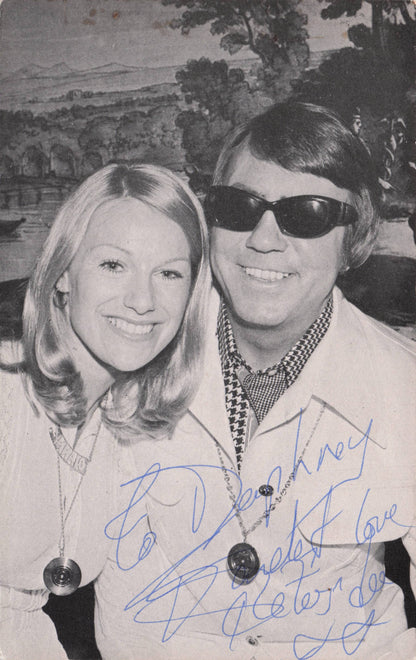 Peters & Lee Opportunity Knocks Vintage Hand Signed Photo