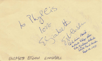 James Kerry Irish Actor The Avengers Rat Catchers Hand Signed Autograph Page