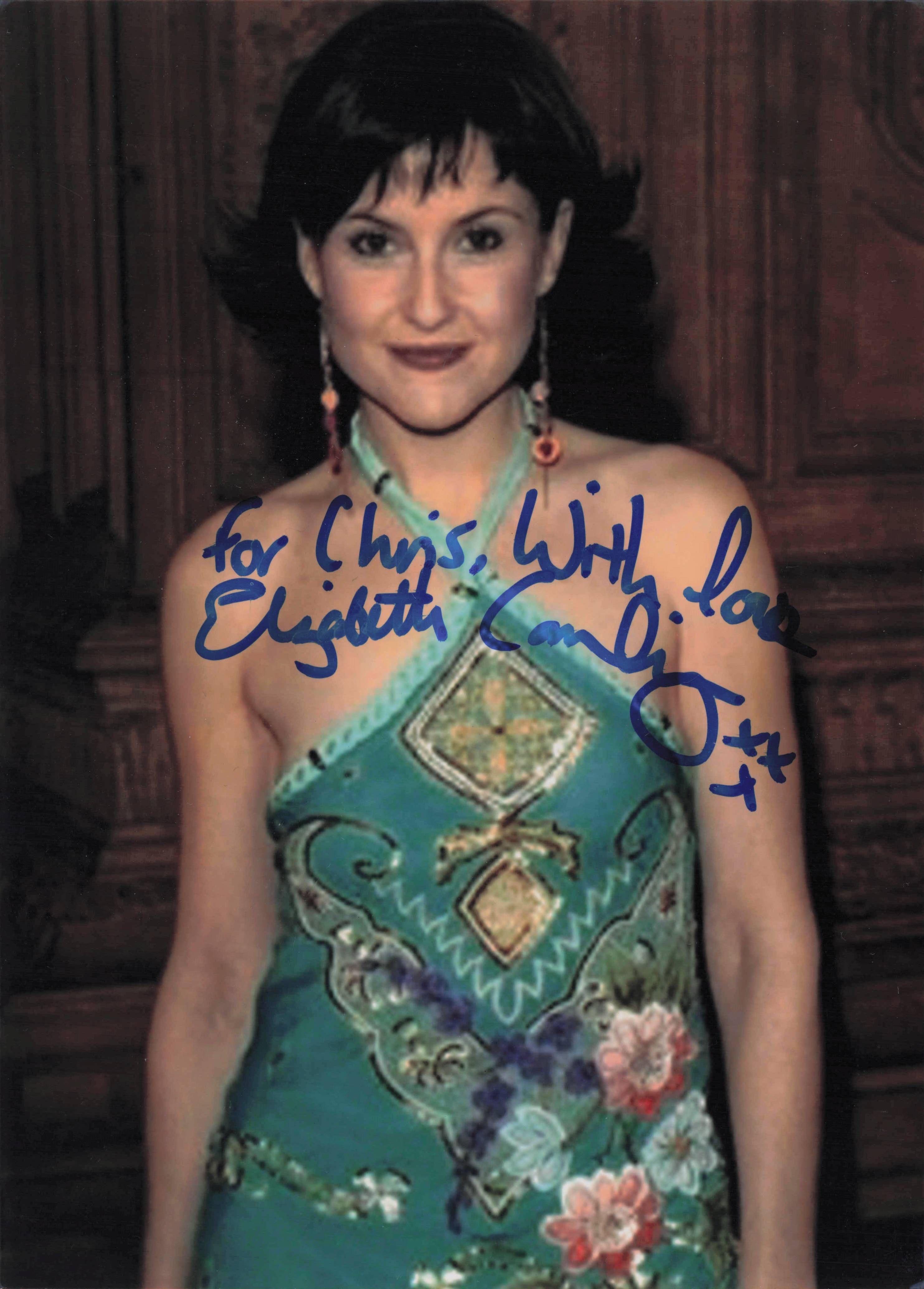 Elizabeth Liz Carling TV Actress Boon Casualty Hand Signed Photo