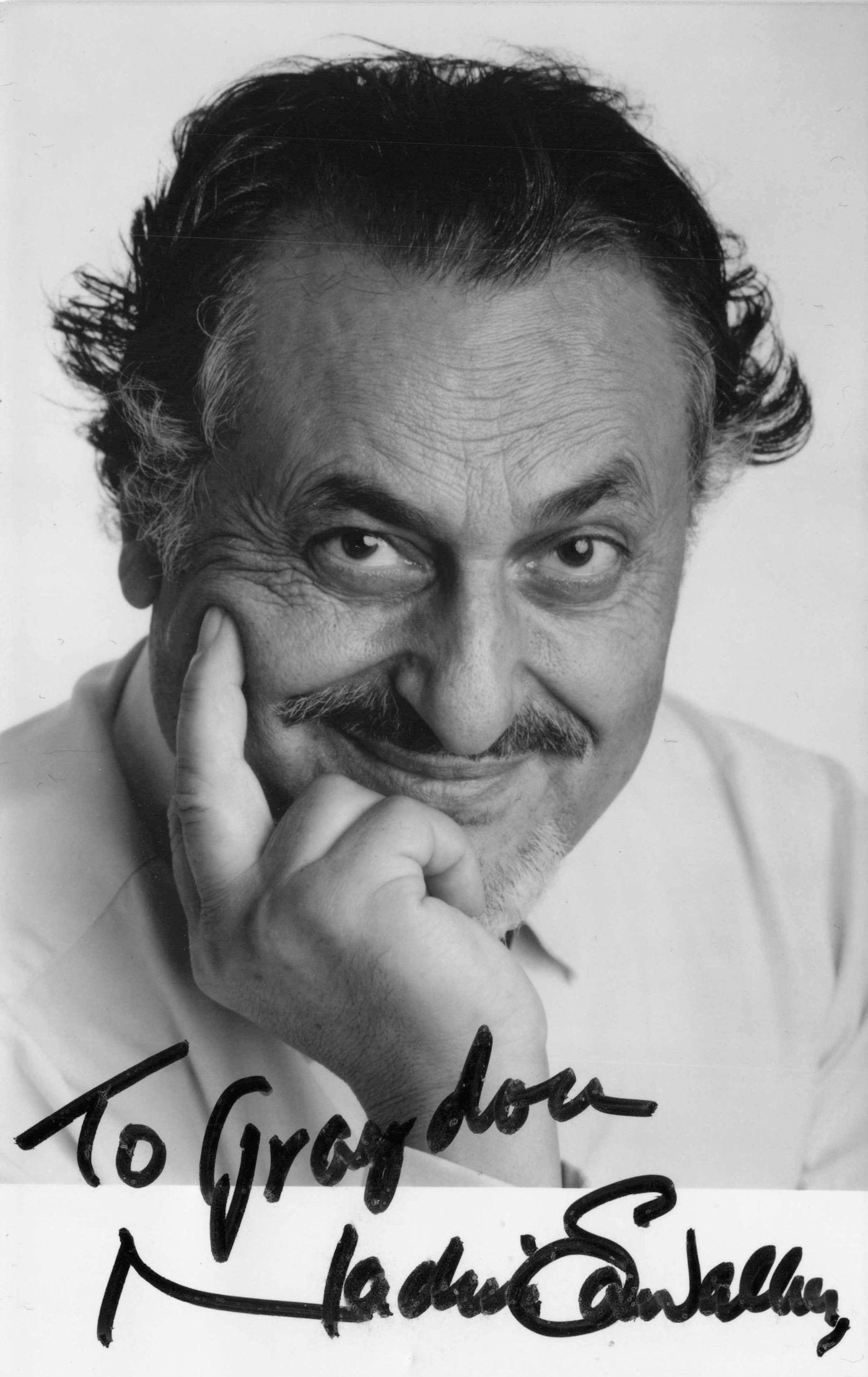Nadim Sawalha James Bond 007 Vintage Hand Signed Photo & MORE Letter !!!