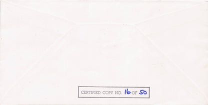 Canon Collins Alderney Vicar Peace In Europe Guernsey Hand Signed LTD To 50 FDC