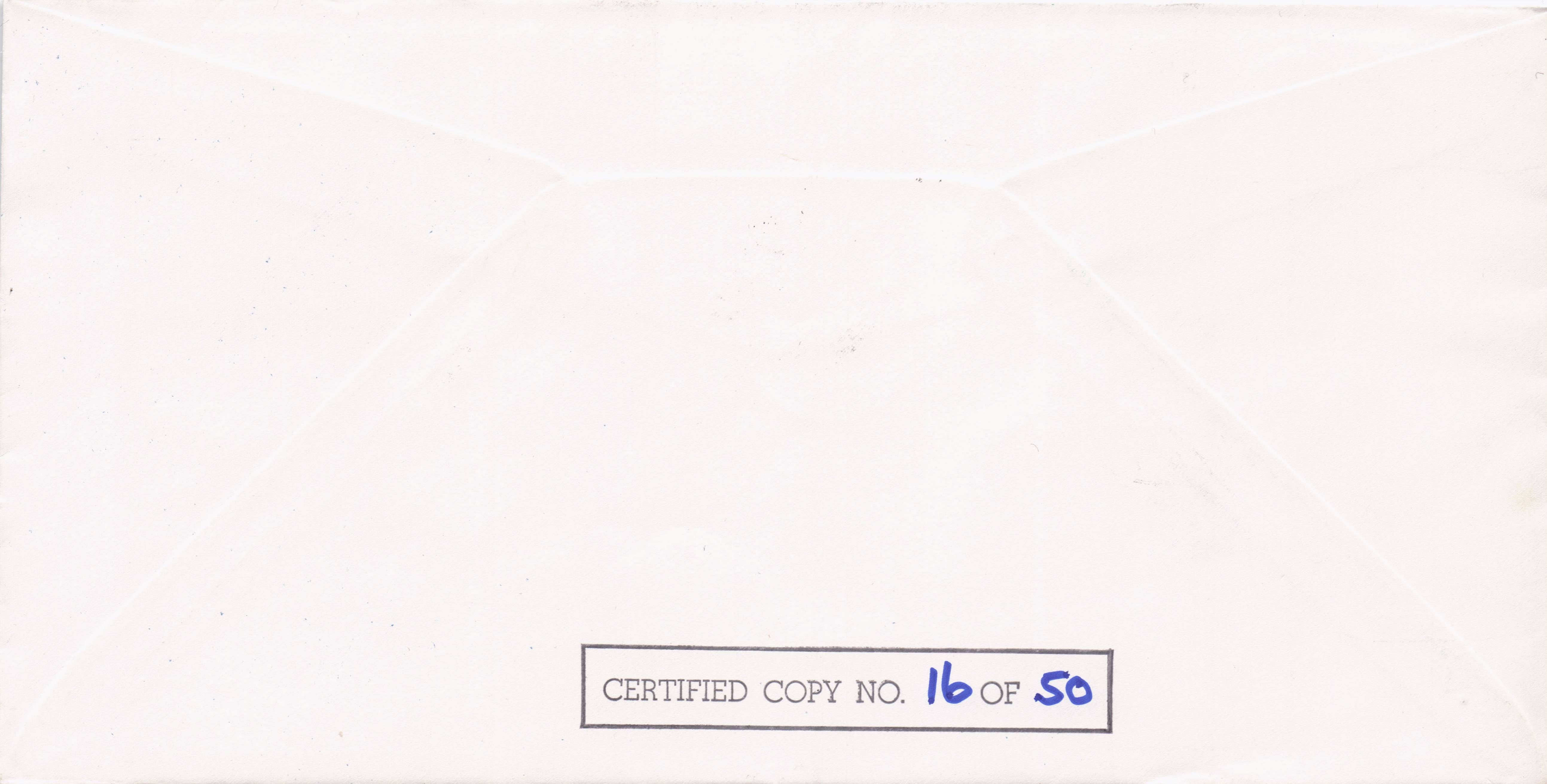 Canon Collins Alderney Vicar Peace In Europe Guernsey Hand Signed LTD To 50 FDC