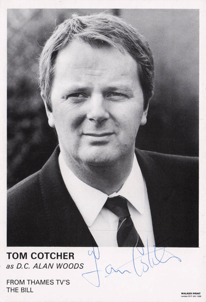 Tom Cotcher as DC Alan Woods The Bill ITV Hand Signed Cast Card Photo
