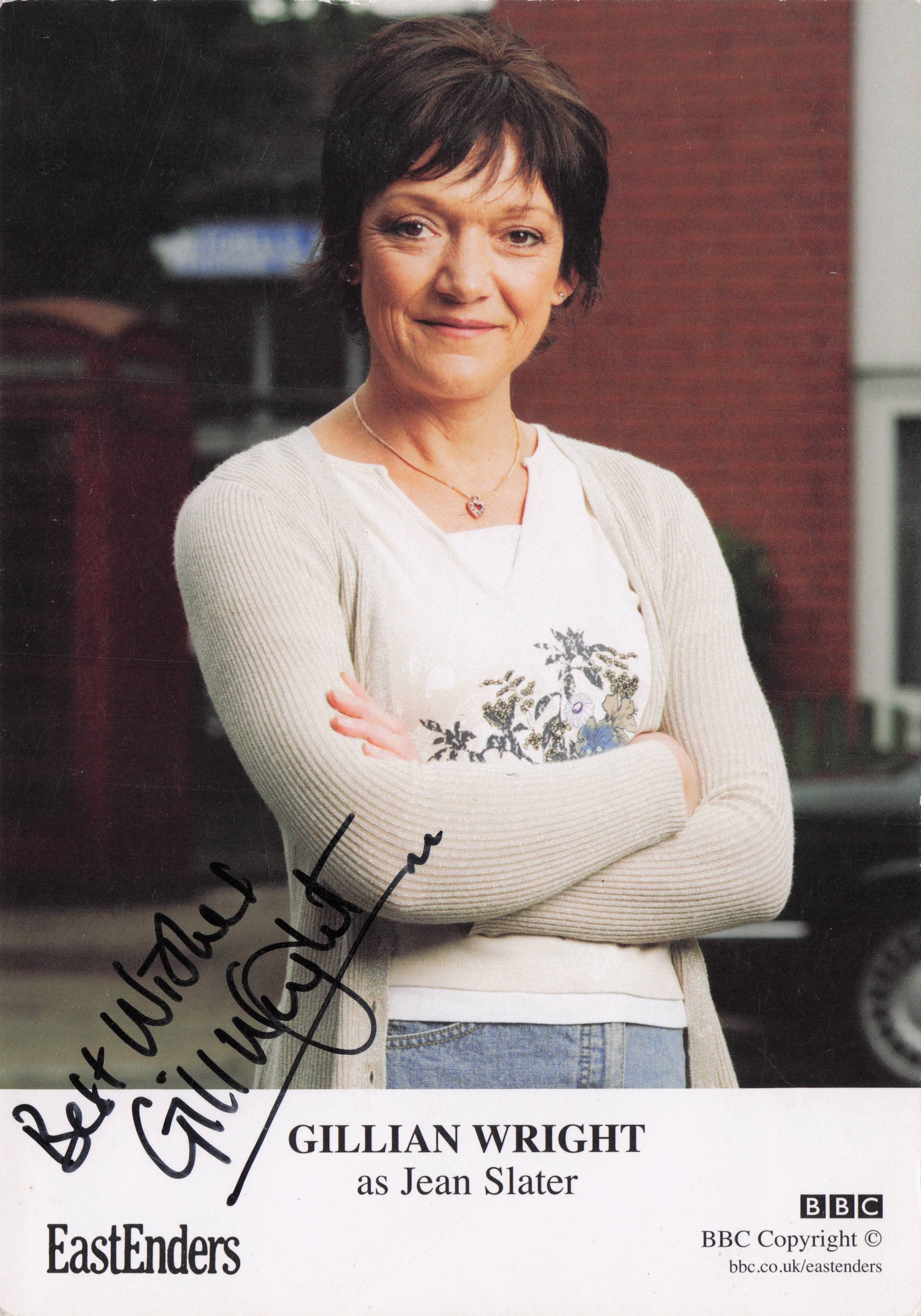 Gillian Wright as Jean Slater BBC Eastenders Hand Signed Cast Photo