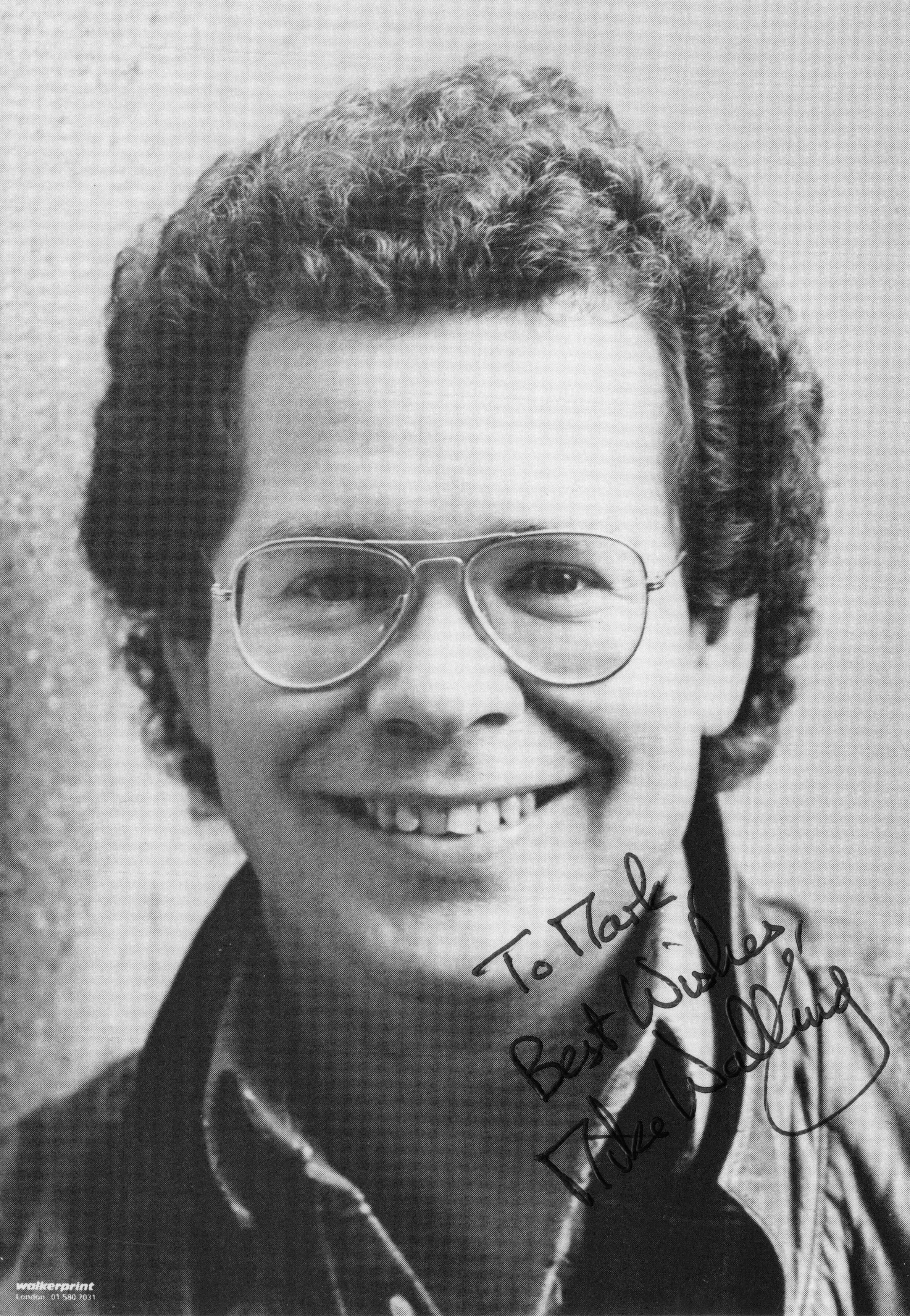 Mike Walling Brush Strokes The Smoking Room Vintage Hand Signed Photo