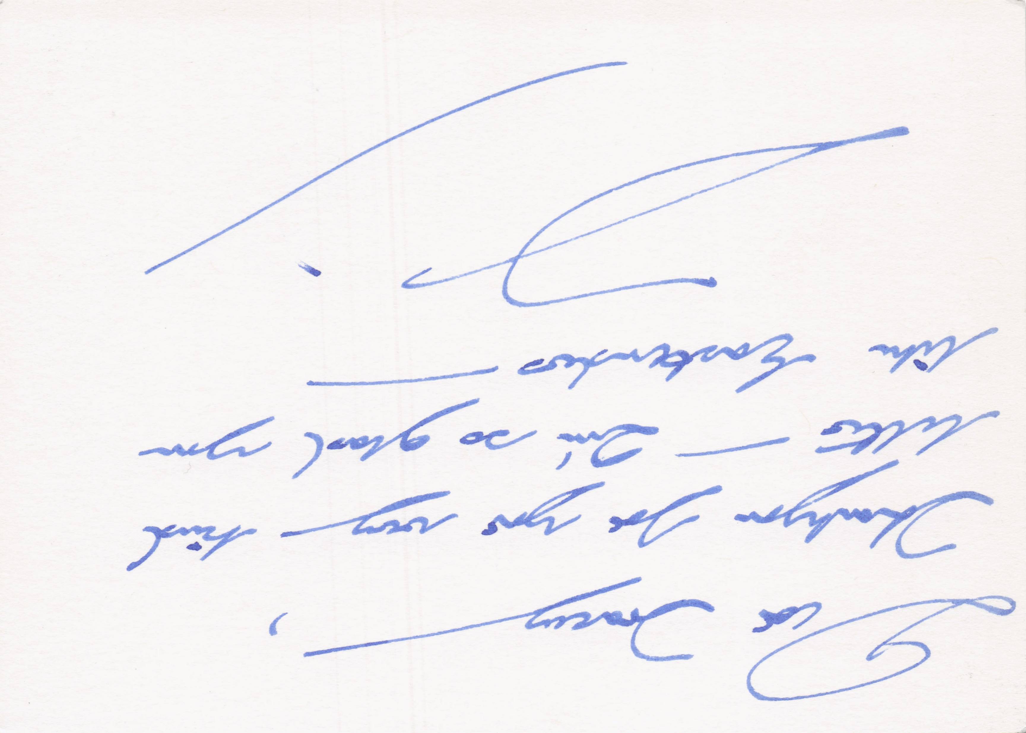 Frank Barrie Eastenders Hand Signed Photo & AMAZING Reverse Letter