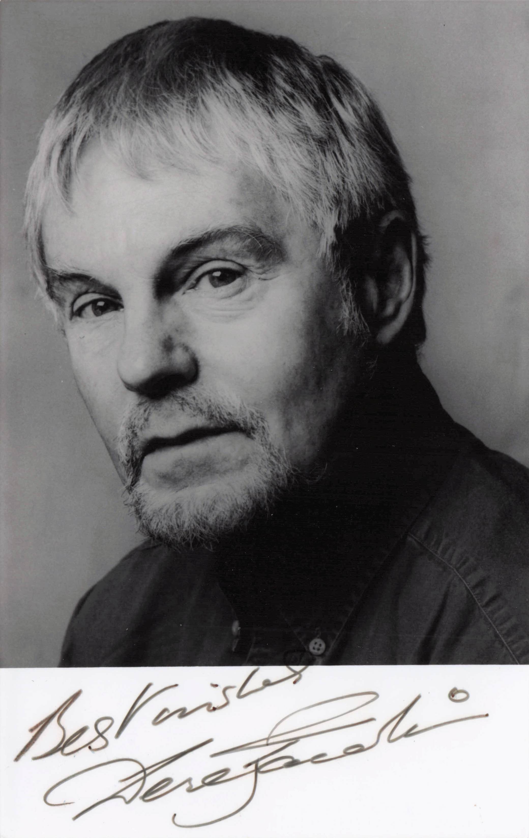 Derek Jacobi Dr Who I Claudius Cadfael TV Show Vintage Hand Signed Photo