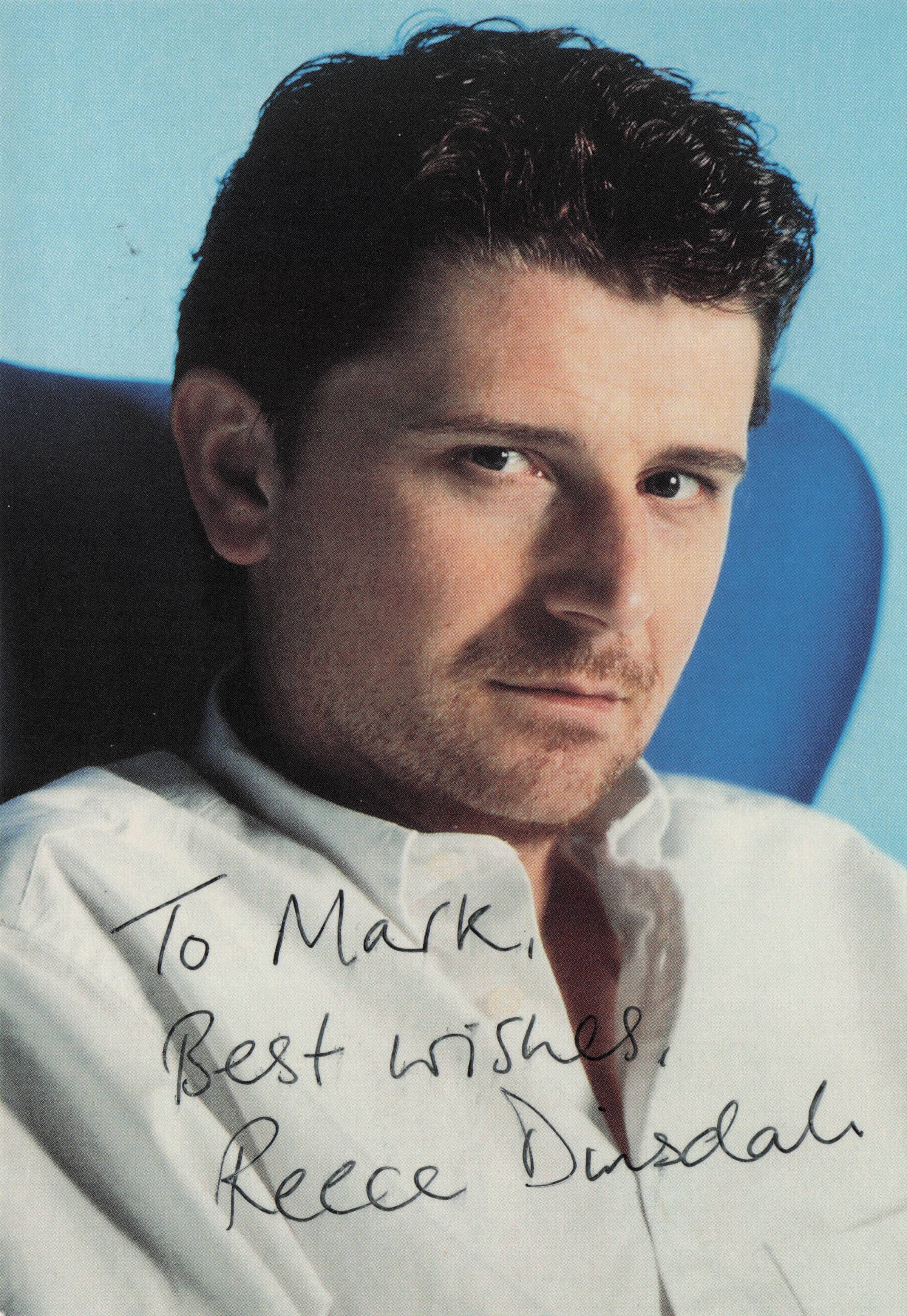 Reece Dinsdale Home To Roost Coronation Street Hand Signed Photo