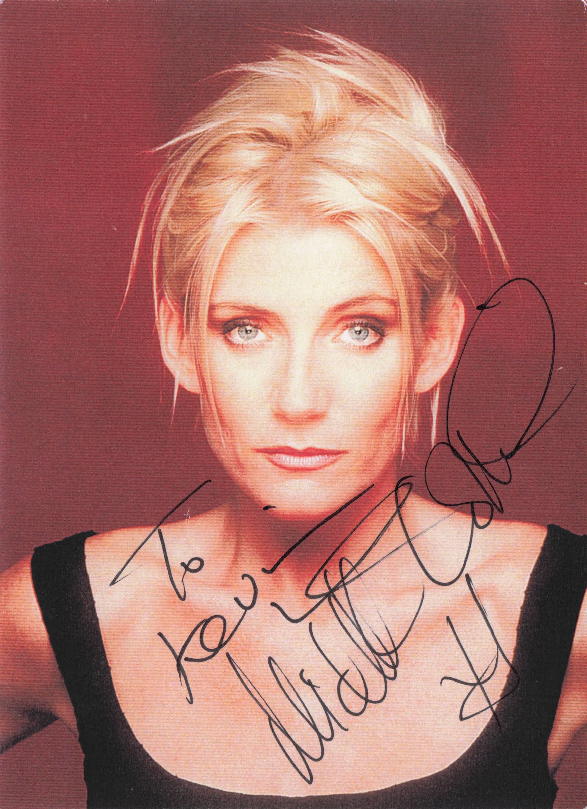 Michelle Collins Eastenders Coronation Street Hand Signed Picture