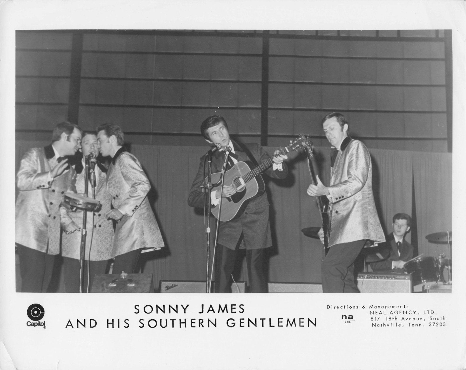 Sonny James & His Southern Gentleman Country Capitol Records 10x8 Media Photo