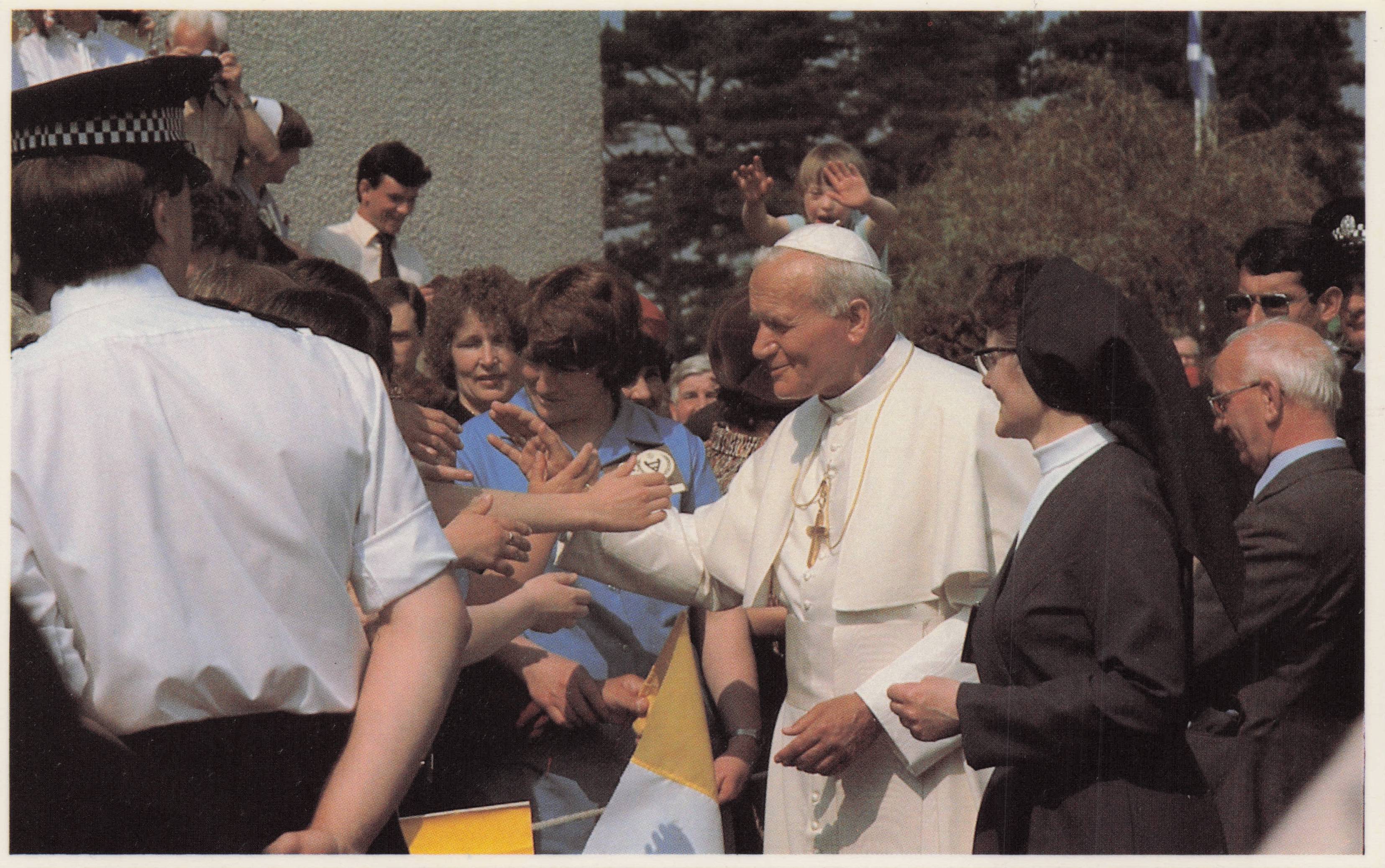 St Josephs Hospital Rosewell Scotland Pope John Paul II 1982 UK Visit Postcard