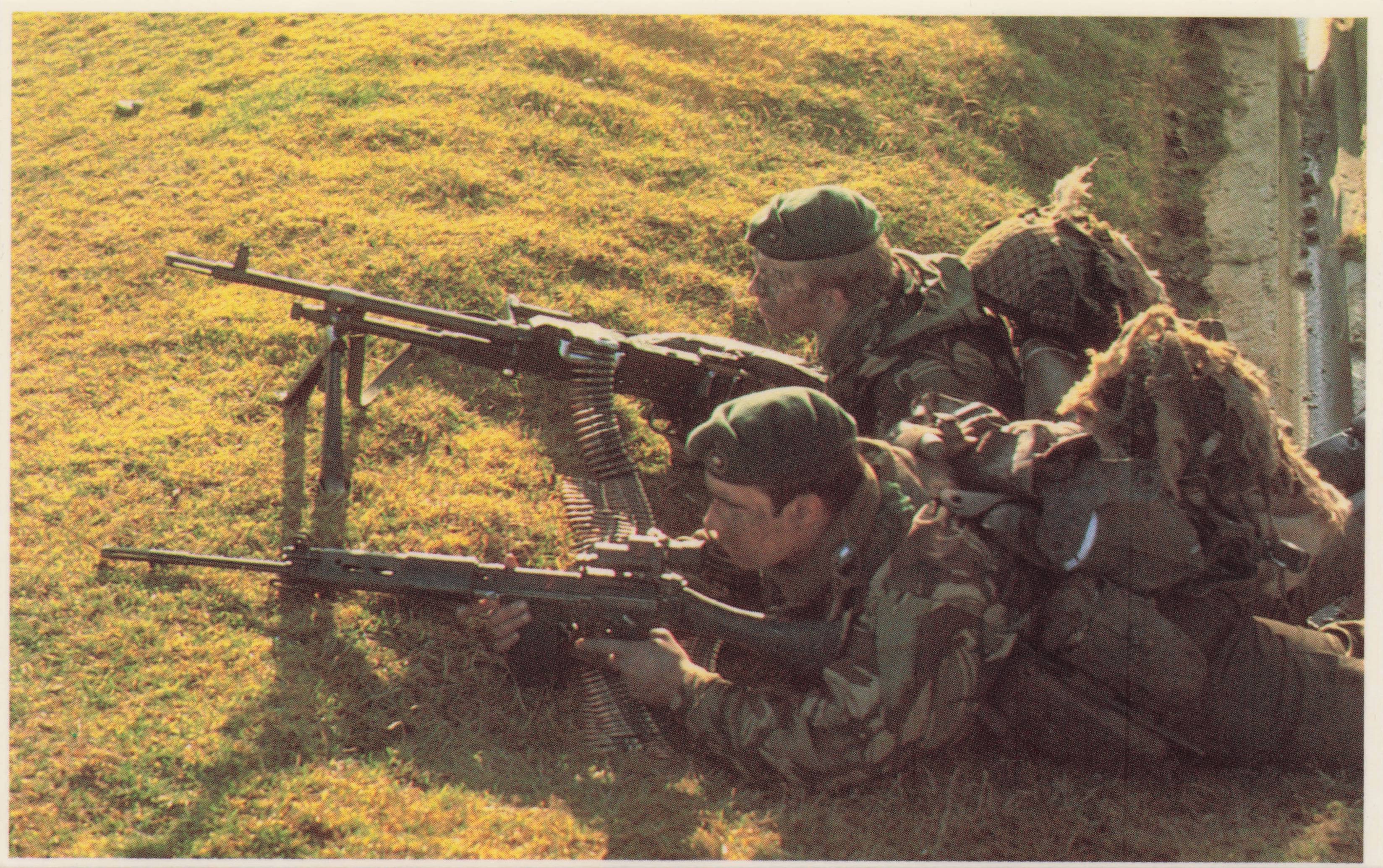 Falklands War Royal Marine Commandos Liberation Day Military Postcard