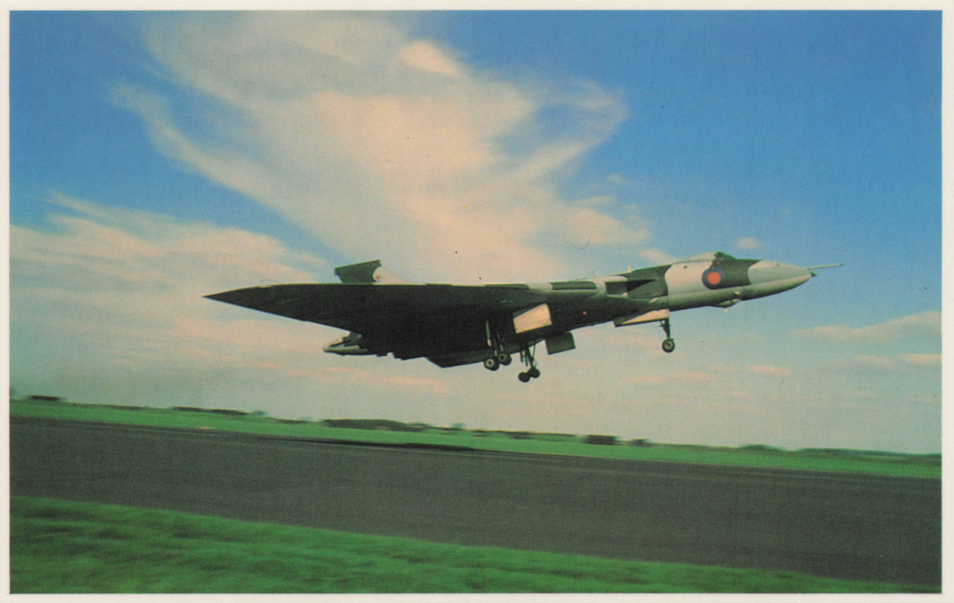 Falklands War Lone Vulcan Bomber RAF Black Buck Strategic Strike Military Postcard