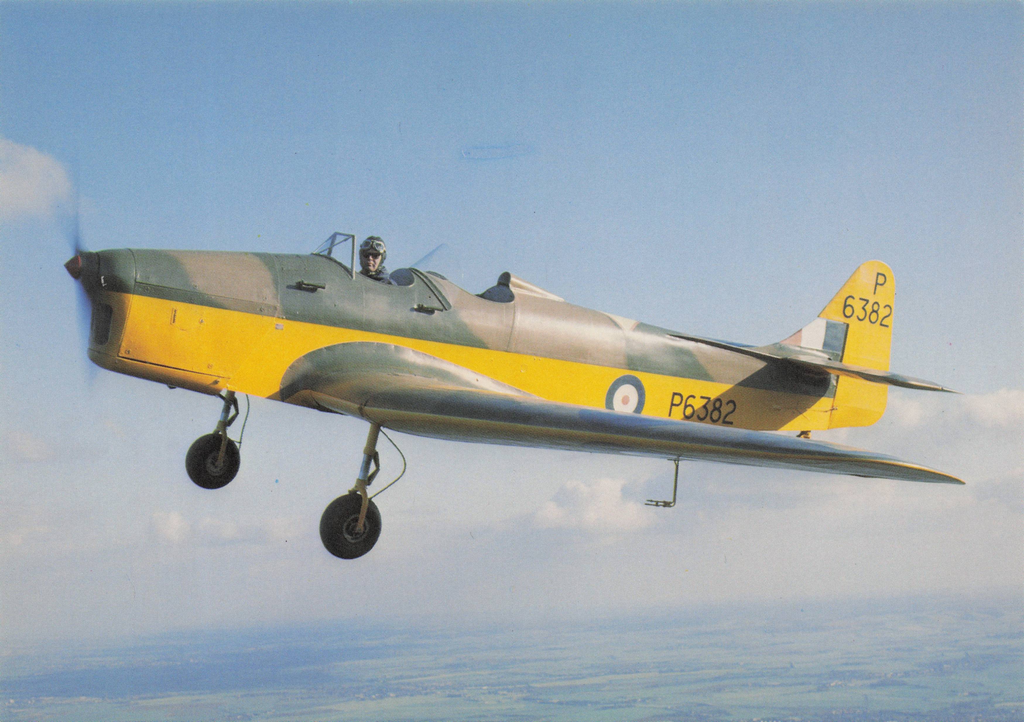 Miles Magister Vintage Trainer RAF Fleet Plane Military Aircraft Postcard