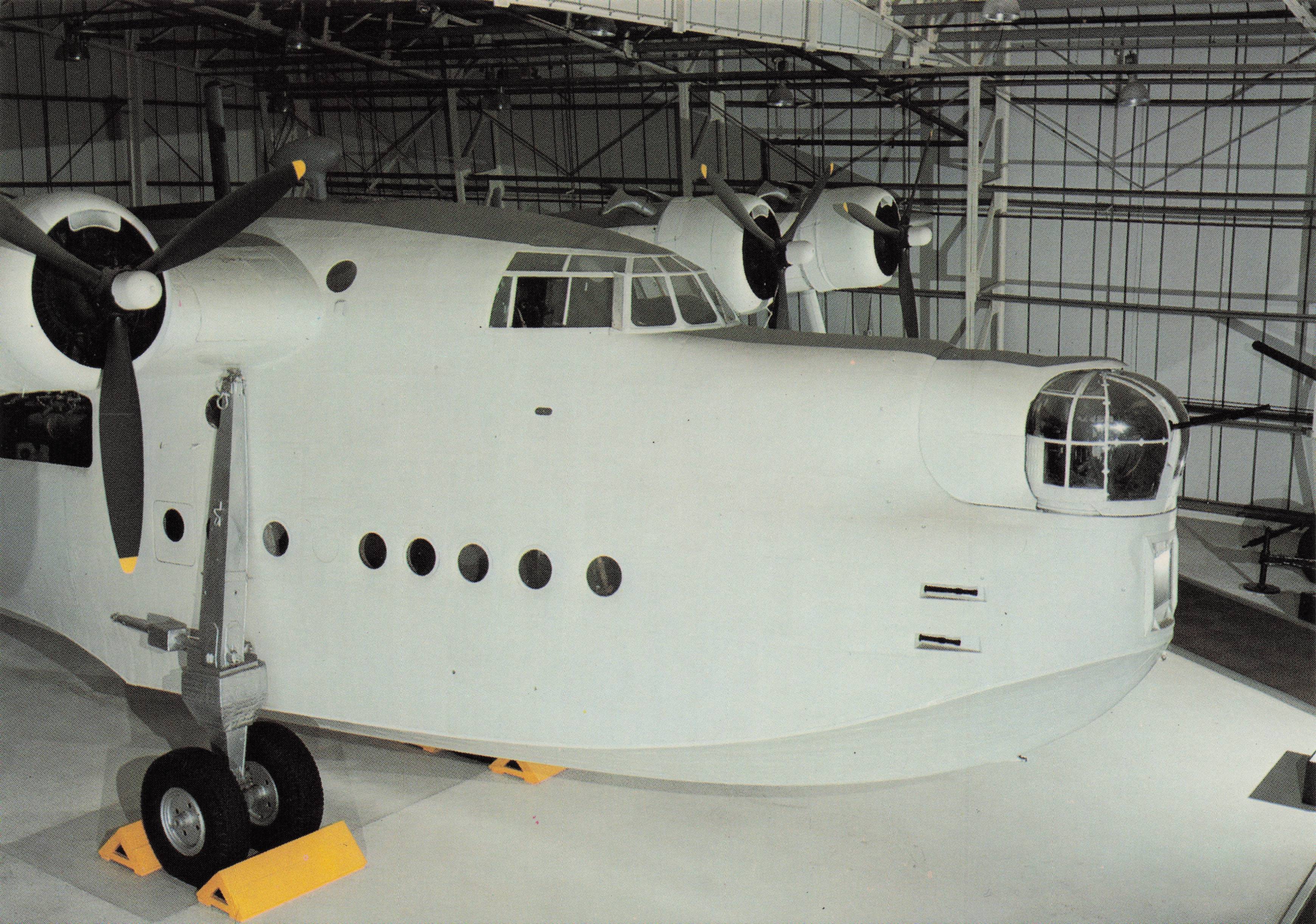 Short Sutherland V ML824 Flying Boat RAF Navy Fleet Plane Military Aircraft Postcard