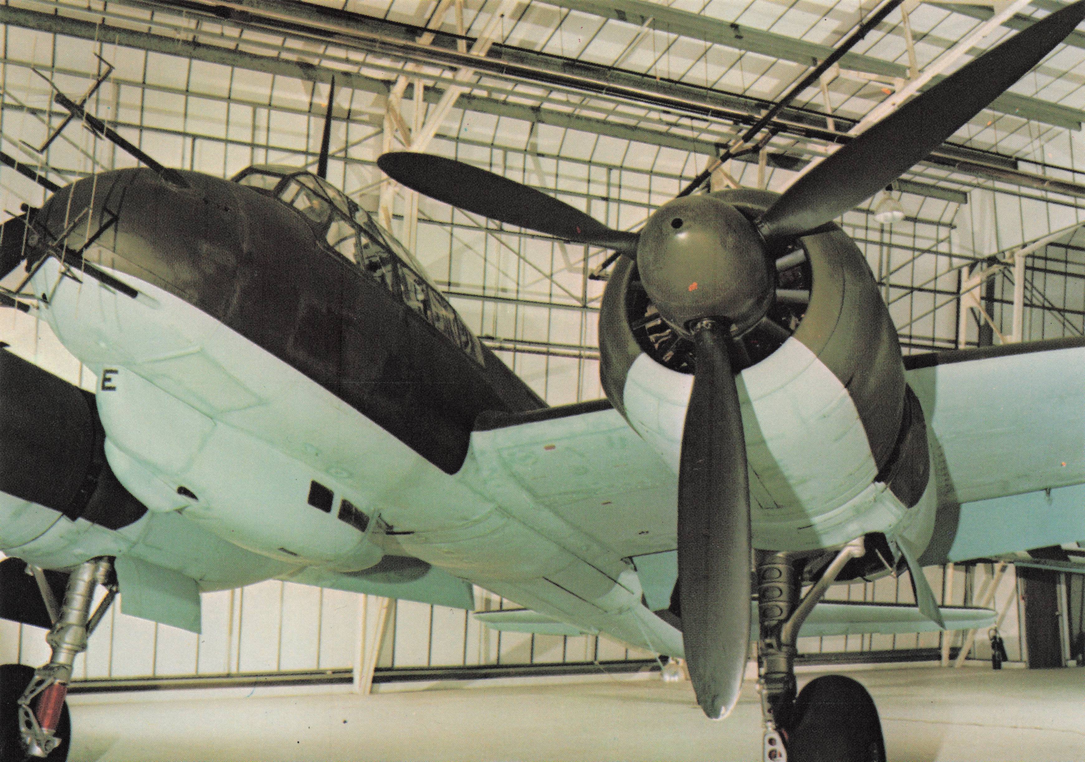 Junkers Ju 88 R1 Night Fighter Luftwaffe Axis Fleet Plane Military Postcard