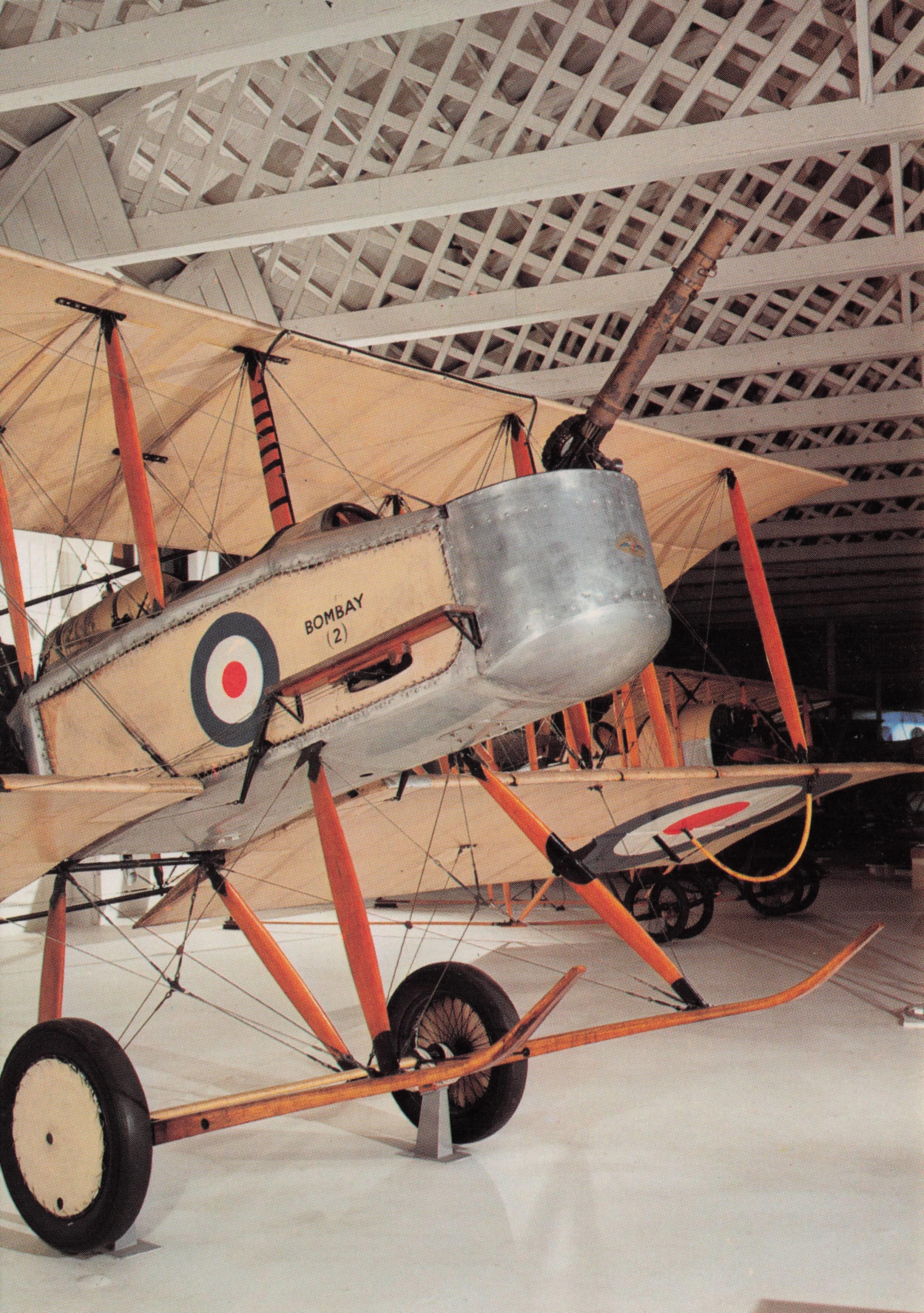 Vickers FB5 Gunbus 2345 Vintage Biplane RAF Fleet Plane Military Postcard
