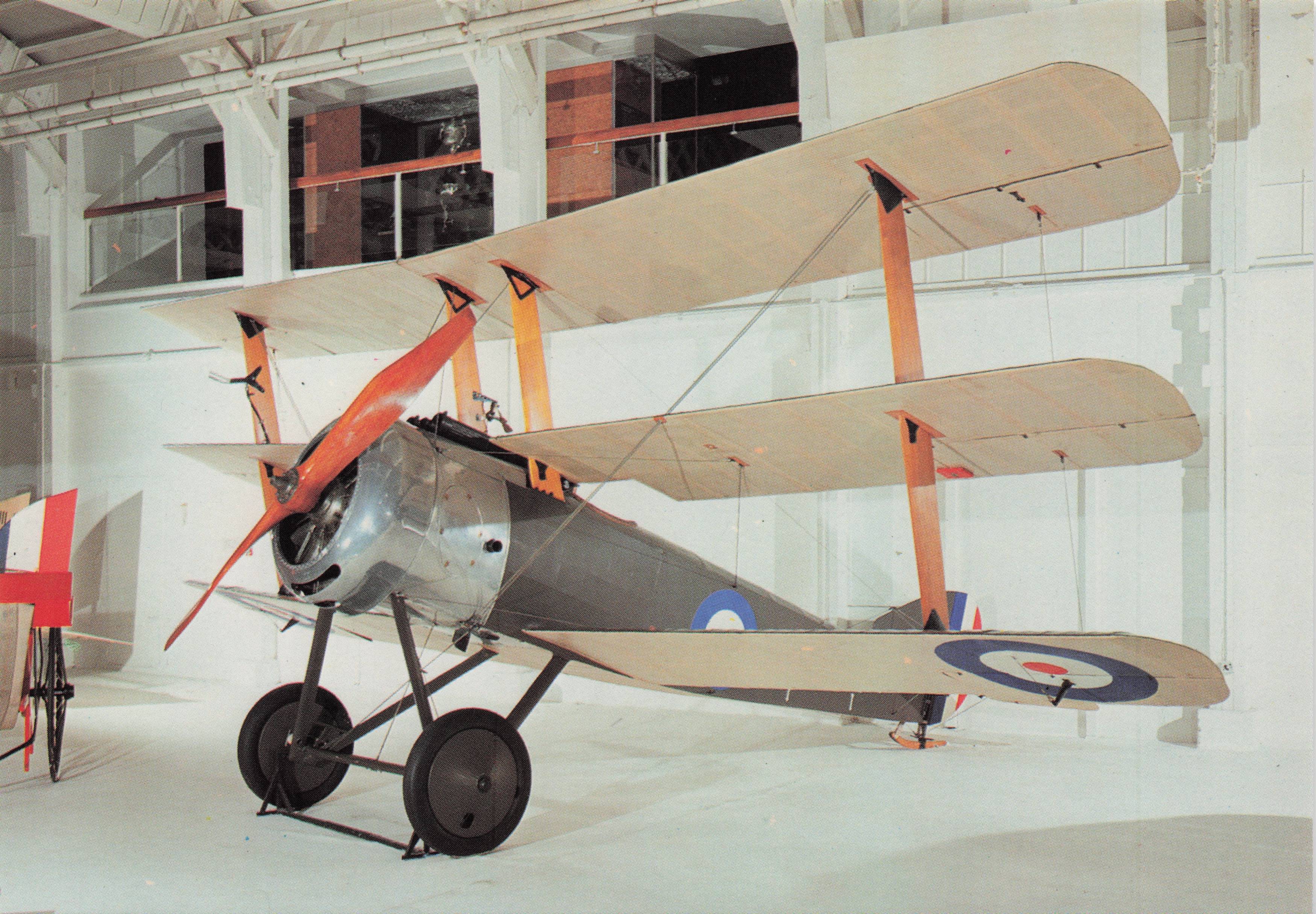 Sopwith Triplane Vintage WWI Fighter RAF Fleet Plane Military Aircraft Postcard