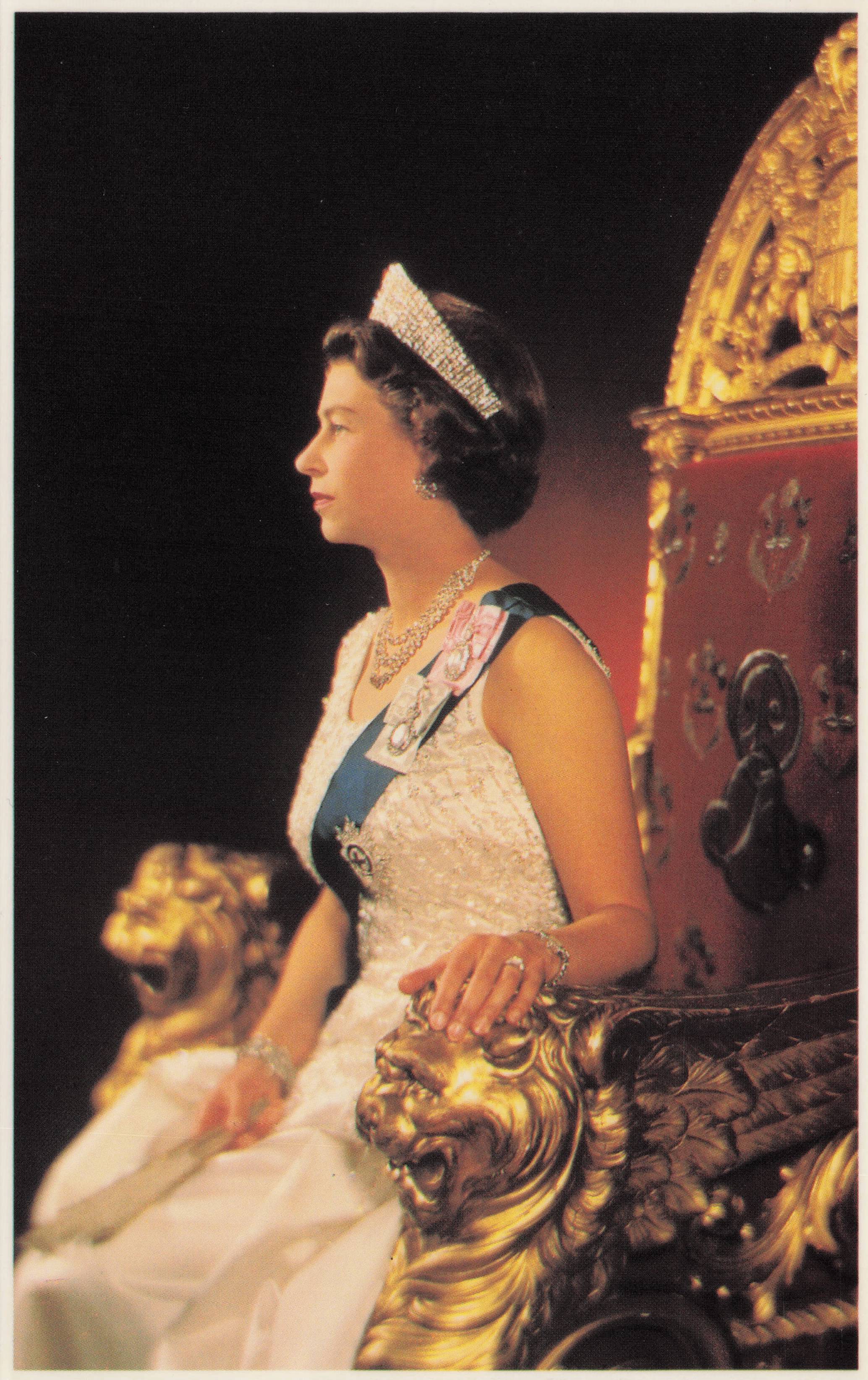 Karsh Of Ottawa Royal Tour Portrait 1959 Queen Elizabeth II Canada Postcard