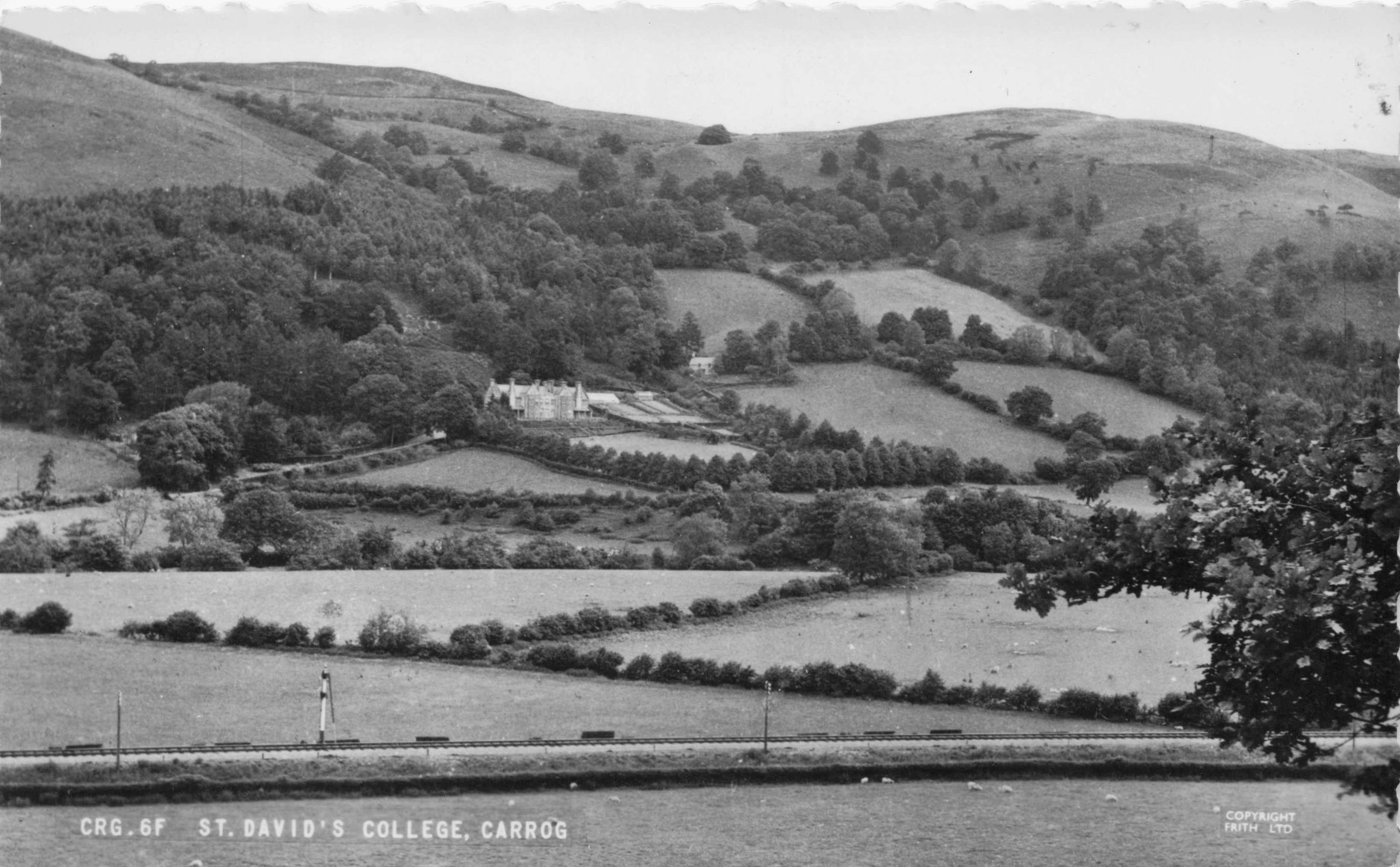 St David's College Carrog Denbighshire Wales Vintage Friths Real Photo Postcard