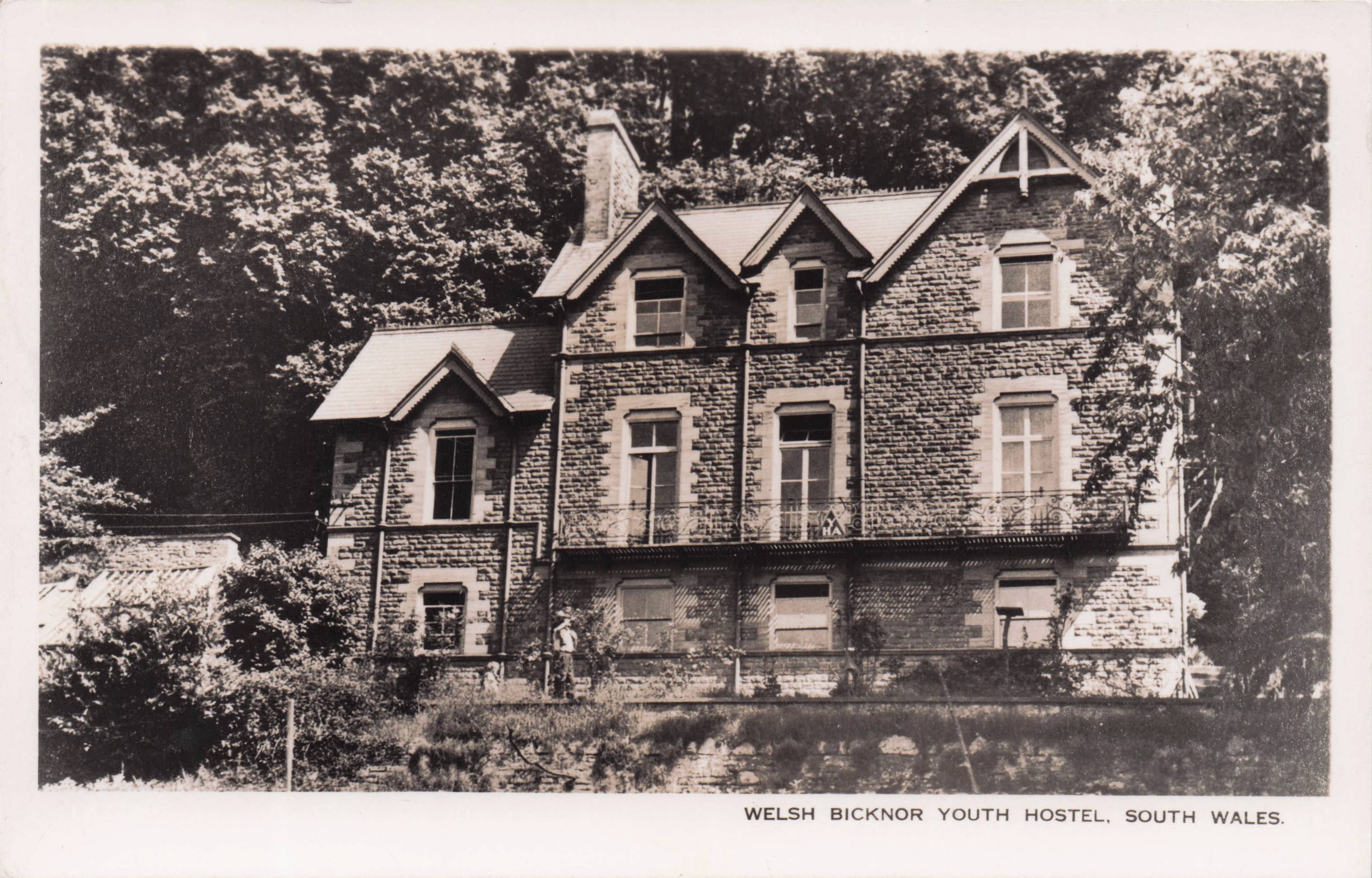 Welsh Bicknor Youth Hostel South Wales Vintage Real Photo Postcard