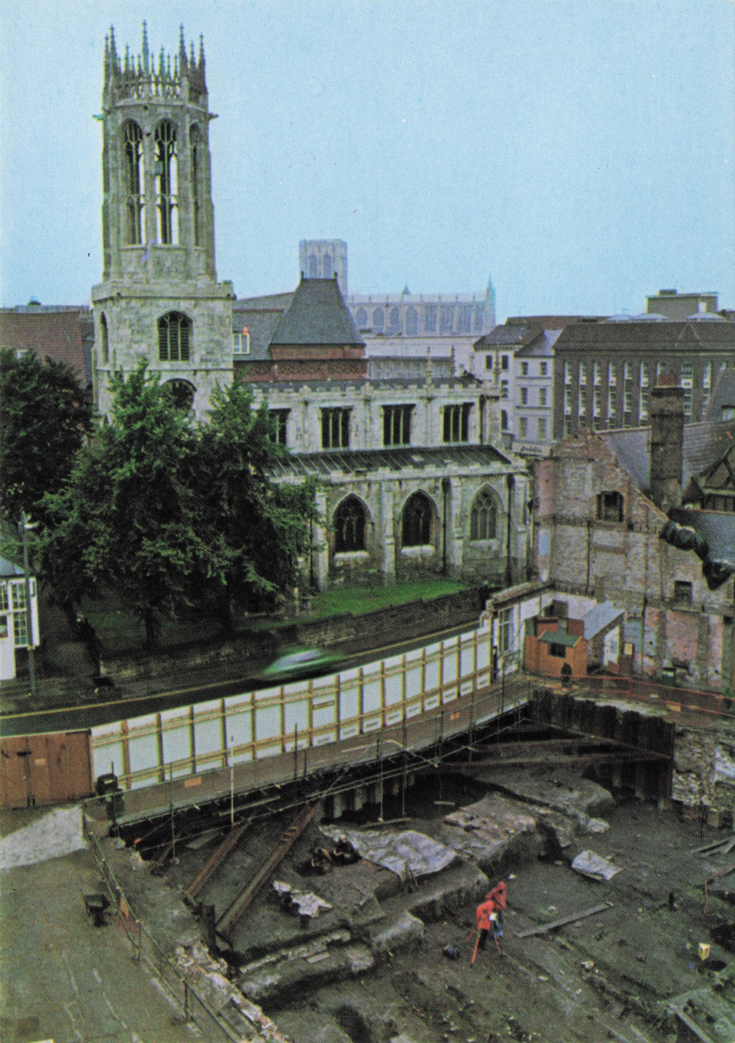 Coppergate Excavations in York Archaeological Trust Viking Structure Postcard