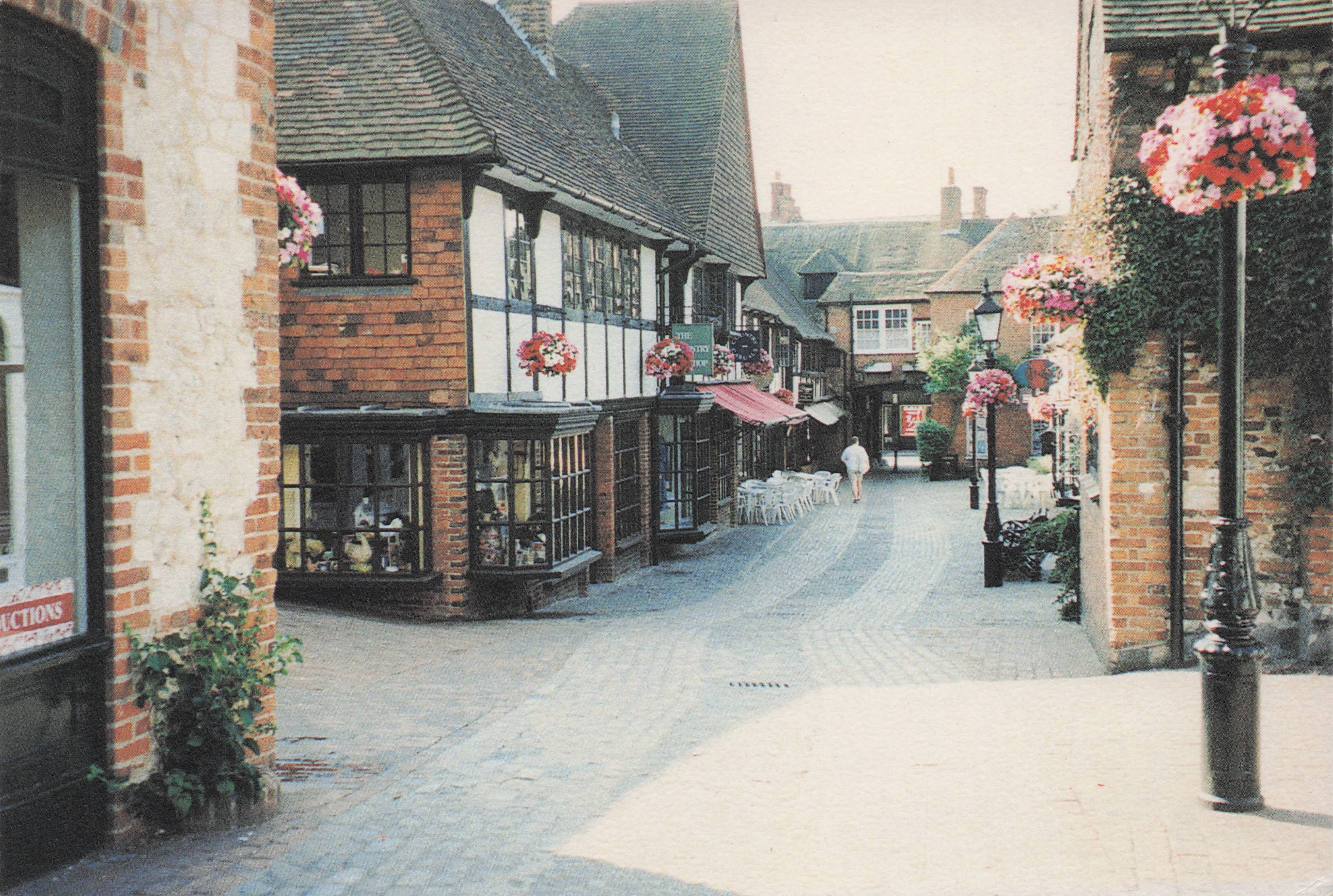 Lion & Lamb Yard Farnham Pub Surrey Stunning Rare Limited Edition Postcard