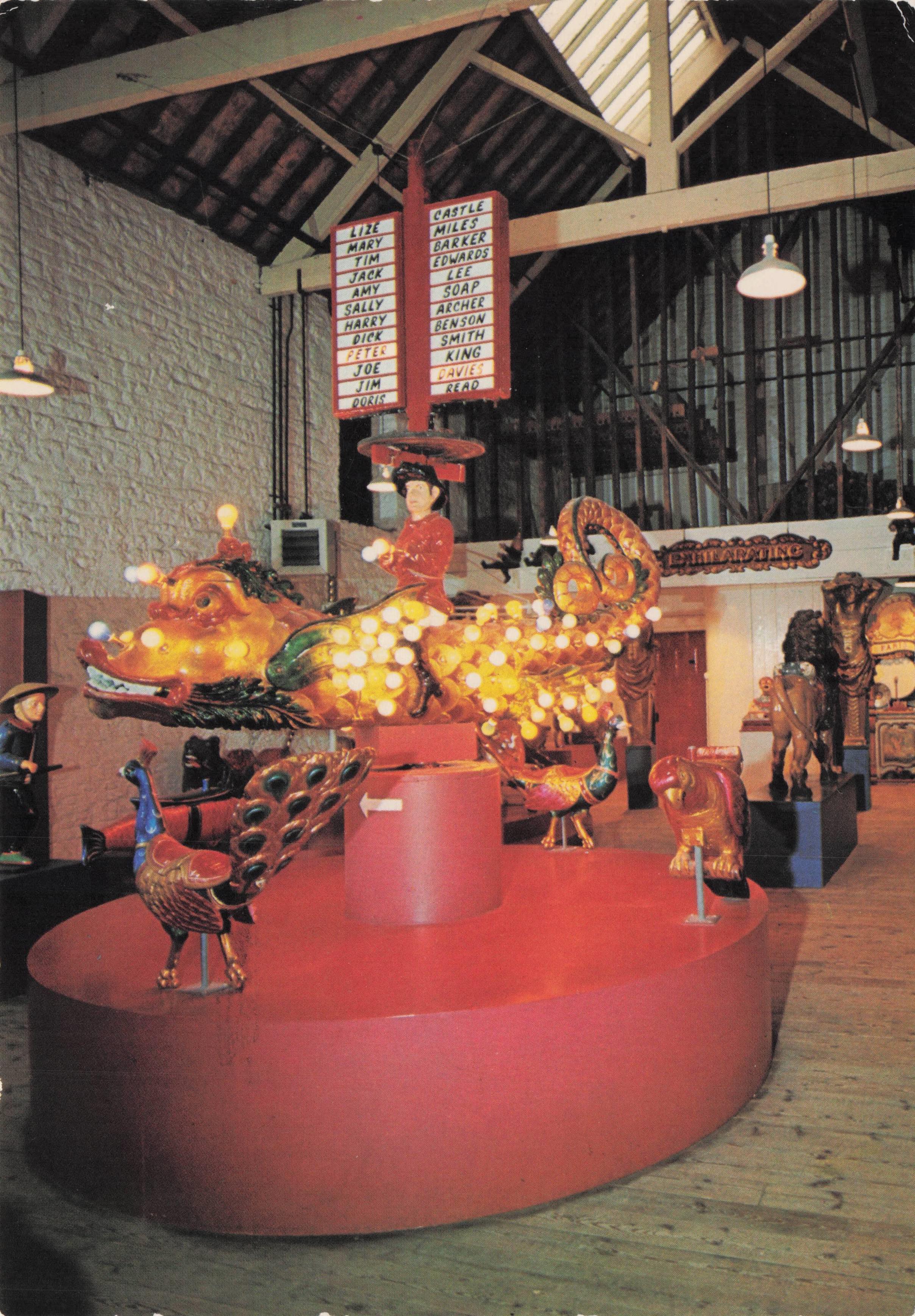 Lady Bangors Fairground Collection Wookey Hole Somerset Postcard