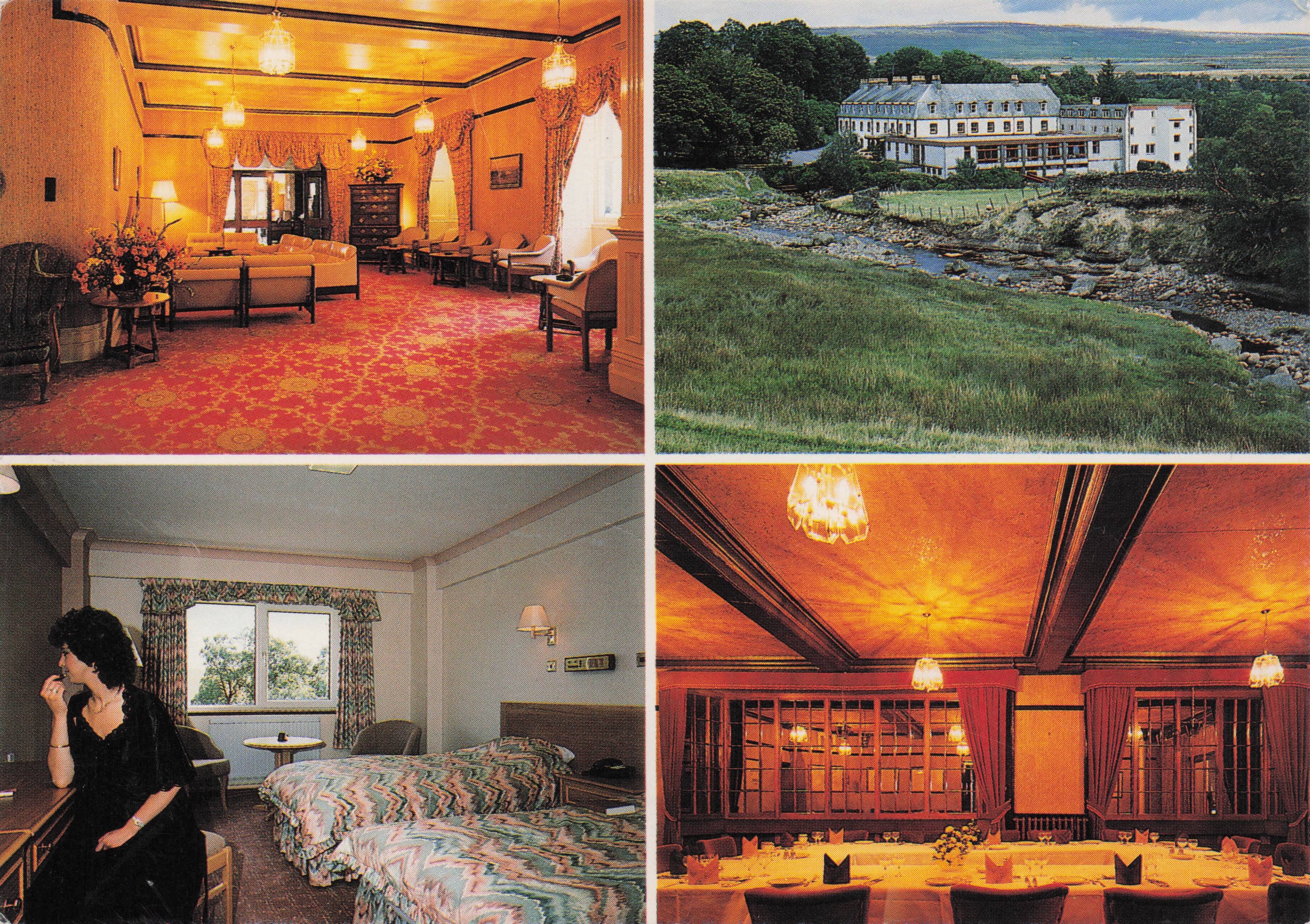 Restaurant Bedrooms at Shap Wells Hotel Penrith Cumbria Vintage Postcard