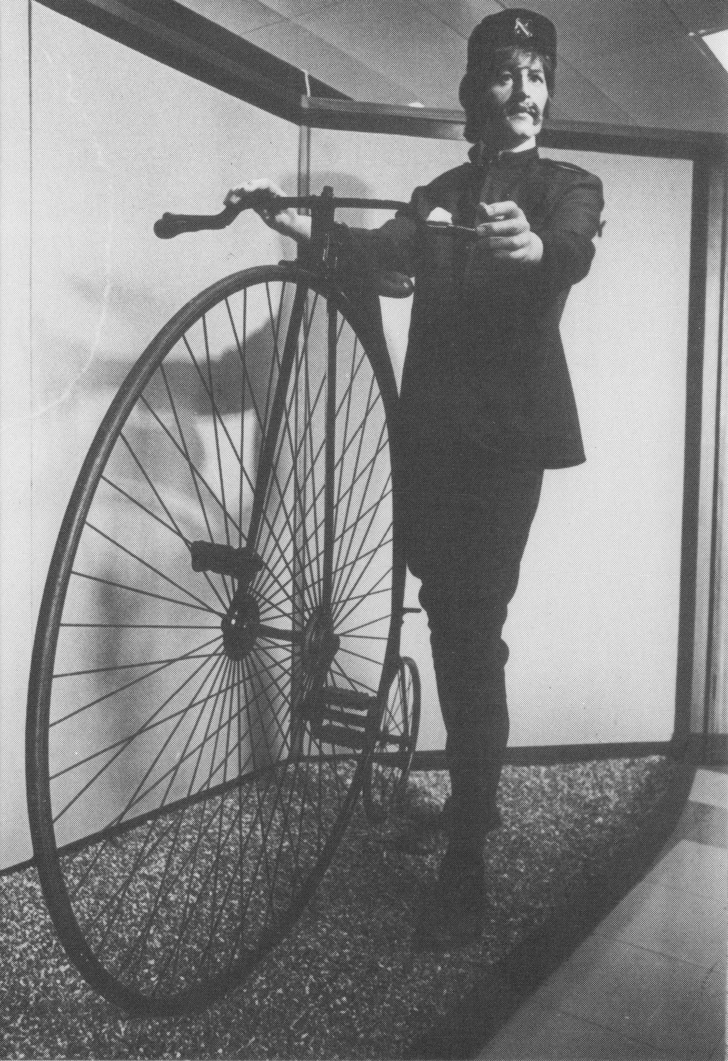 Antique Penny Farthing Elmsbridge Bicycle at Weybridge Surrey Museum Postcard