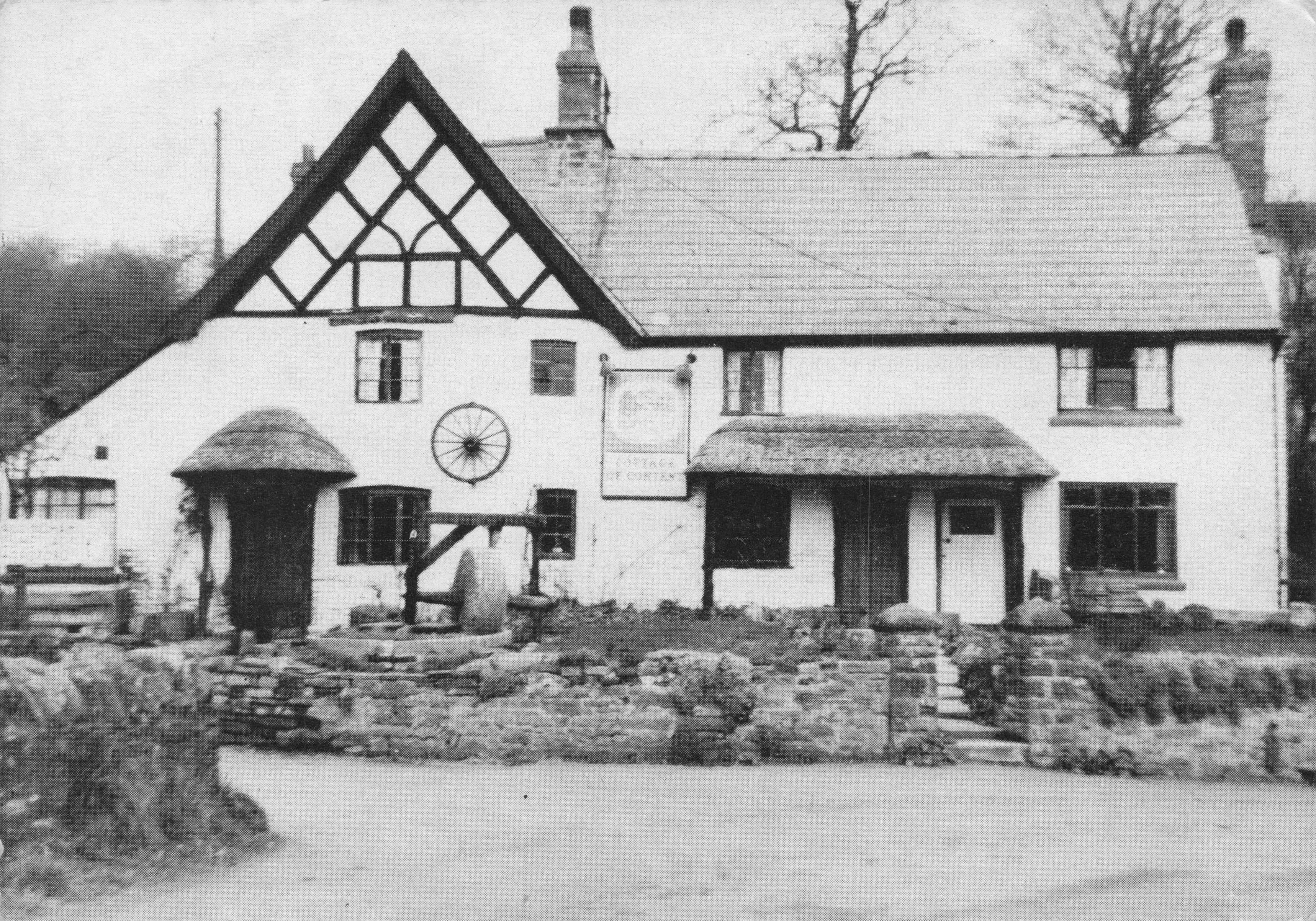 The Cottage Of Content Carey Hereford Vintage Rare Womens Institute Postcard