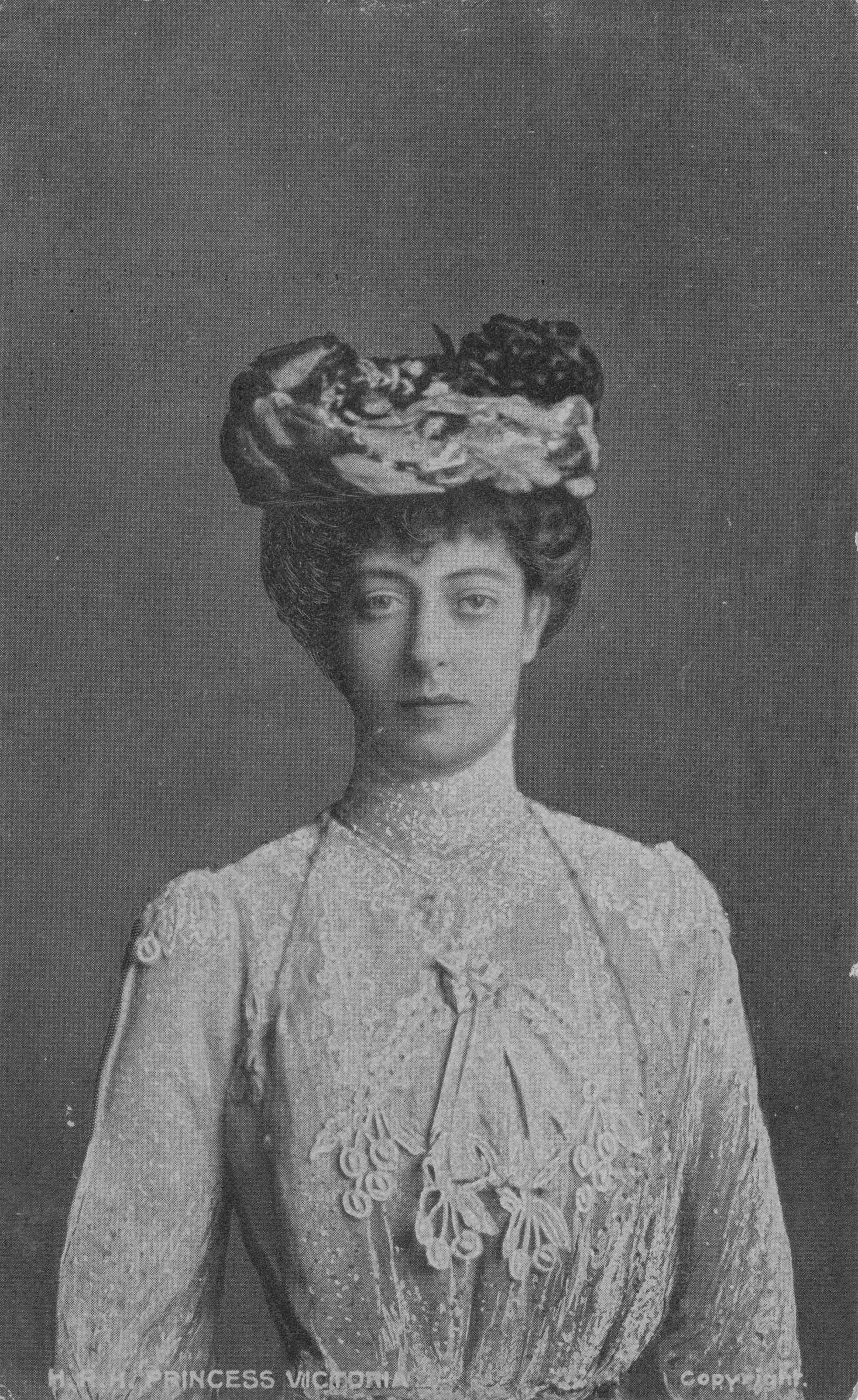 HRH Princess Victoria Antique Royal Star Series Postcard