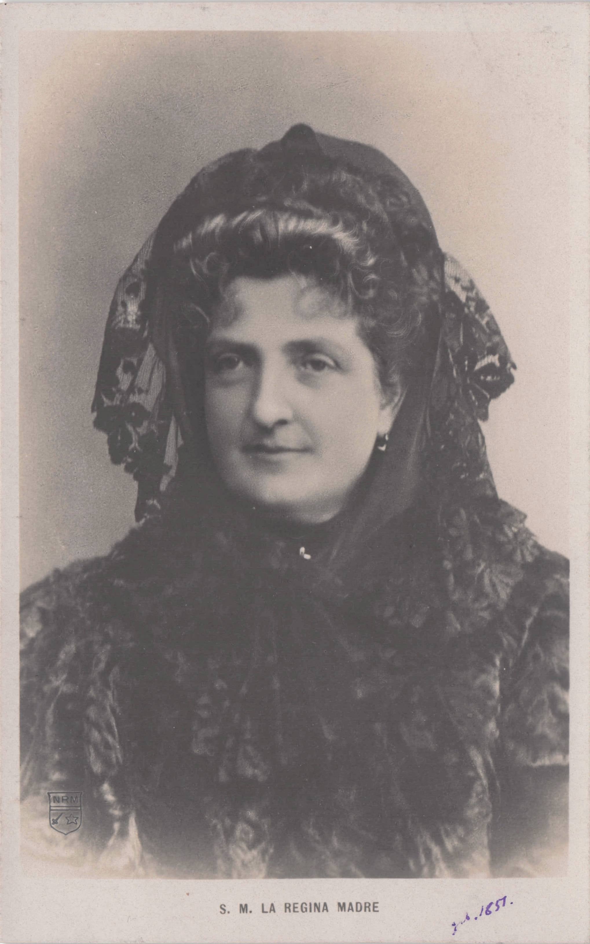 La Regina Madre Italy The Queen Mother Italian Antique Royal Postcard